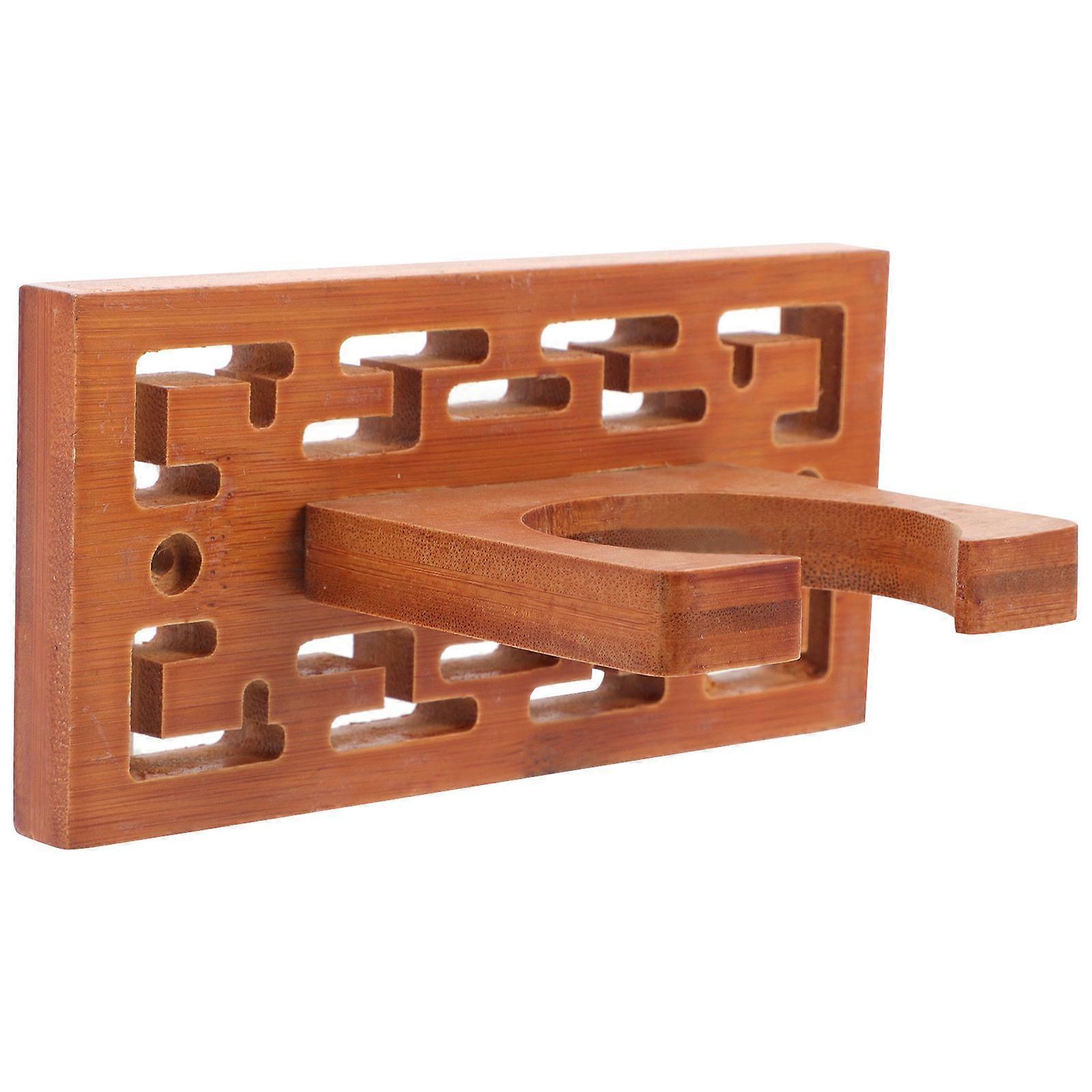 1 Set Instrument Wall Mounted Hook Creative Stylish Ukulele Hanger Brown