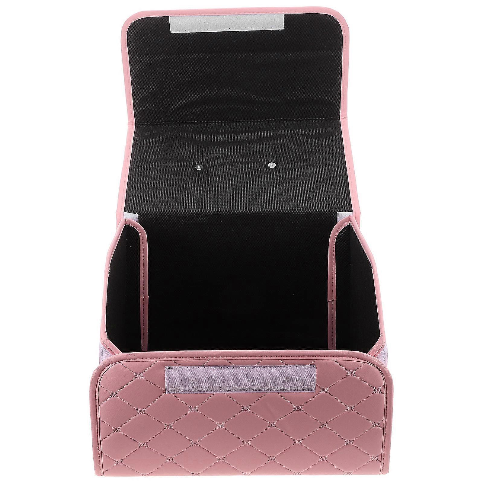 Foldable Multi Functional Car Trunk Organizer Box with Artificial Large Capacity Boot Storage with Floral Design Easy Access Quick Installation