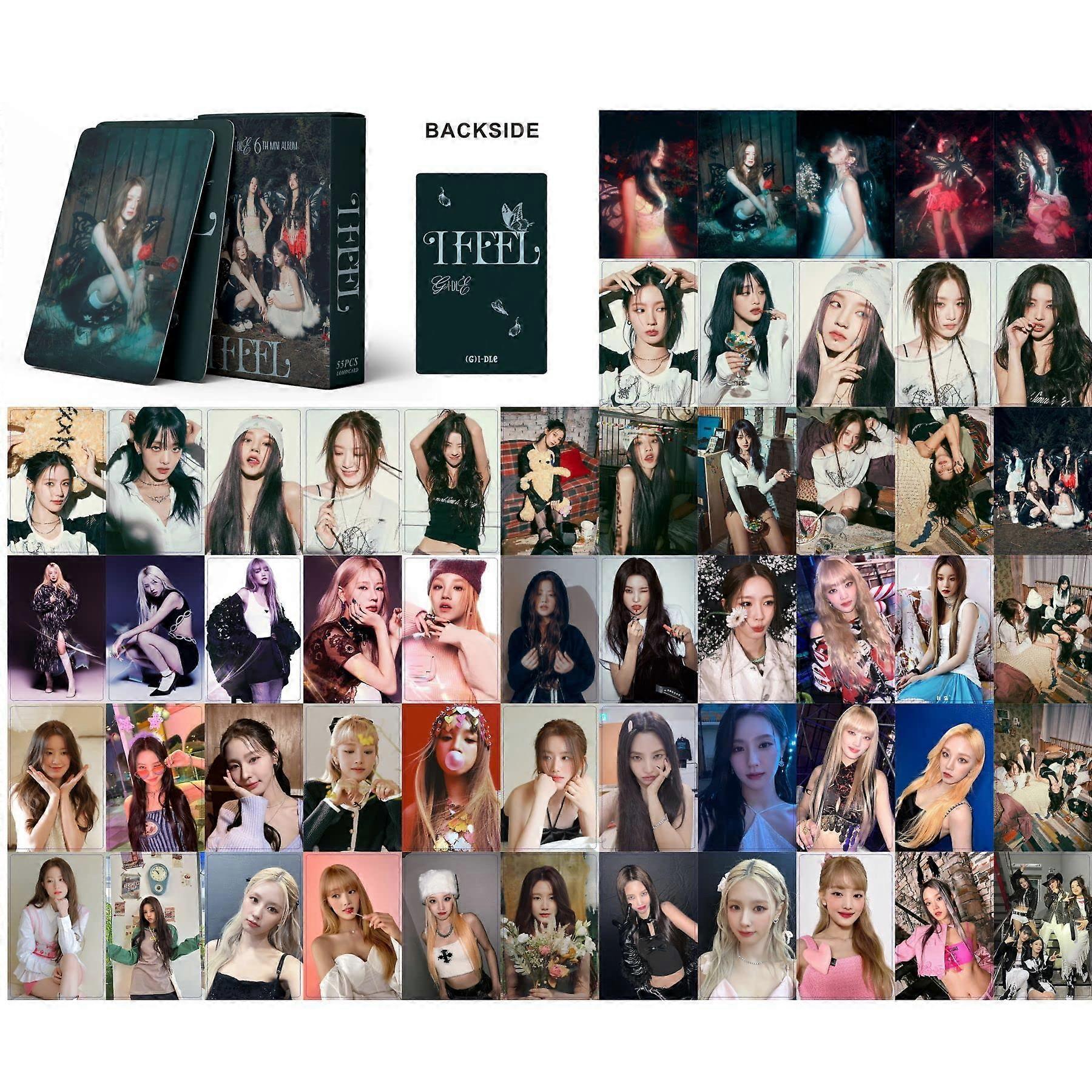 Photocards 5-Card Set Black Postcards Fan Support Card