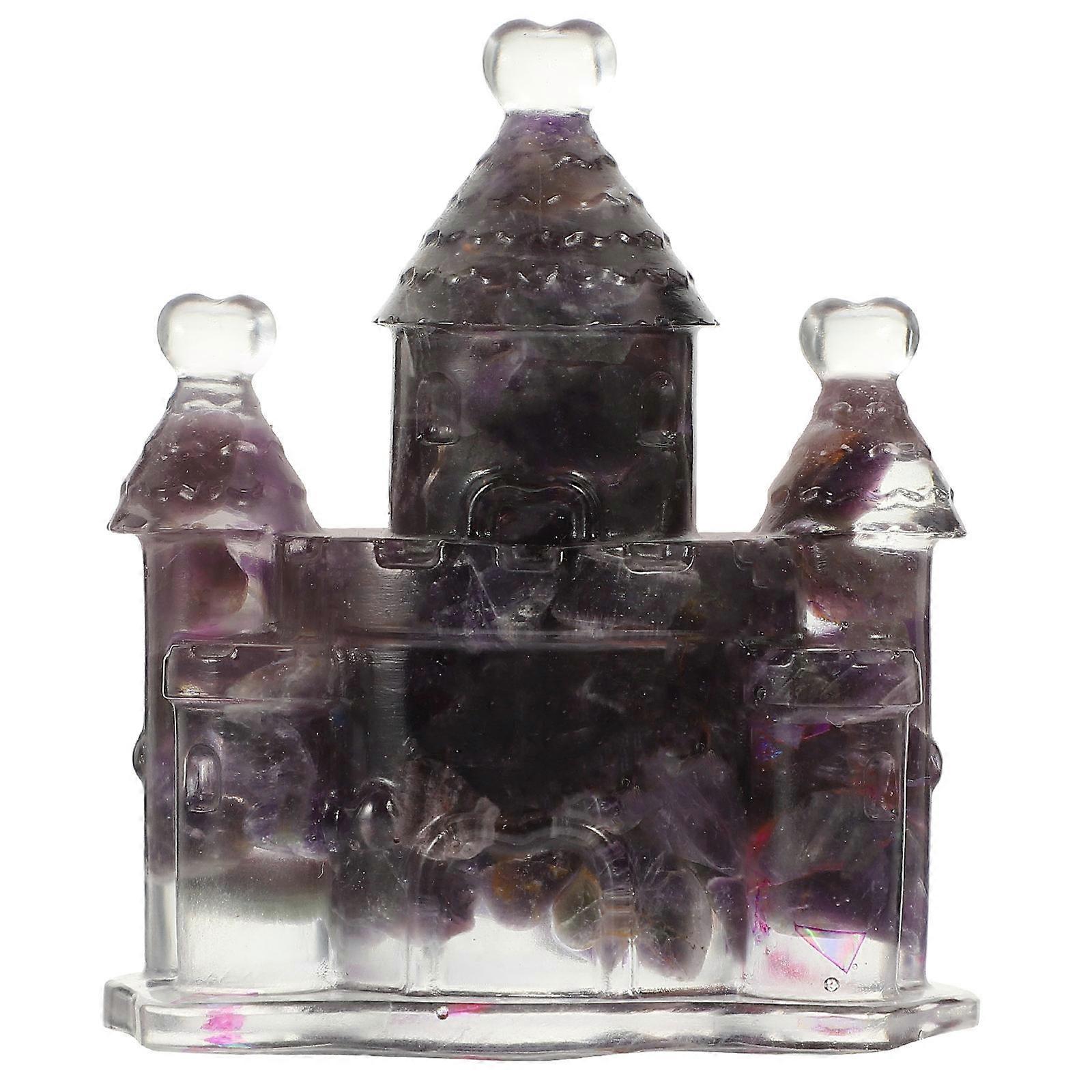 Resin Cell Phone Holder For Watching Videos And Home Decoration Suitable For Friends And Women In Purple 1Pack