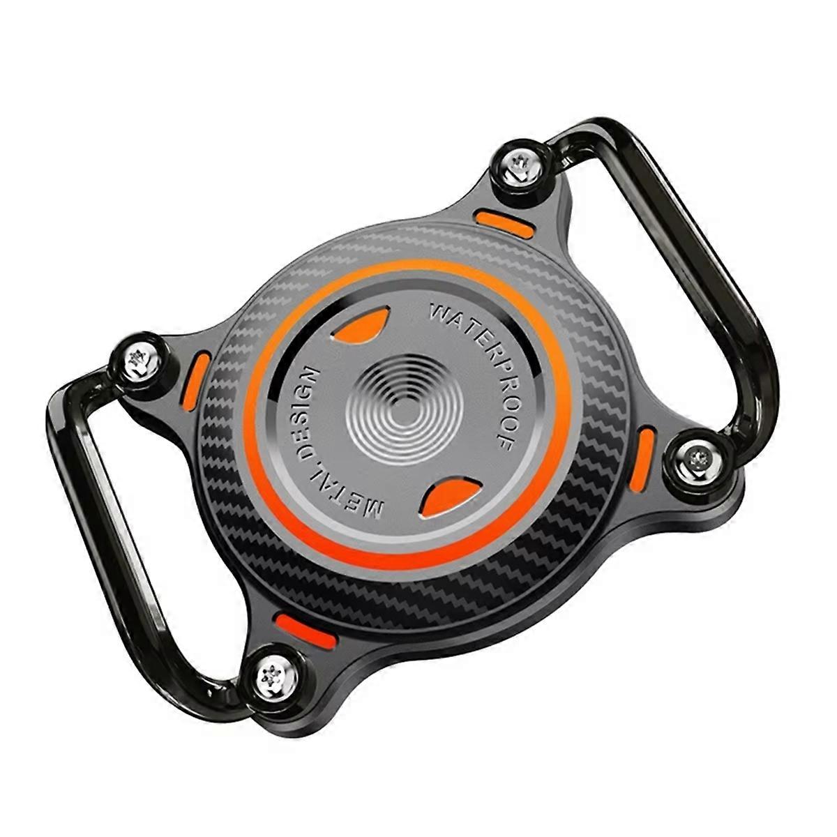 Holder for Dog Cat Collar with Metal Buckle Aluminum Sheet Waterproof Protective Case for Airtags