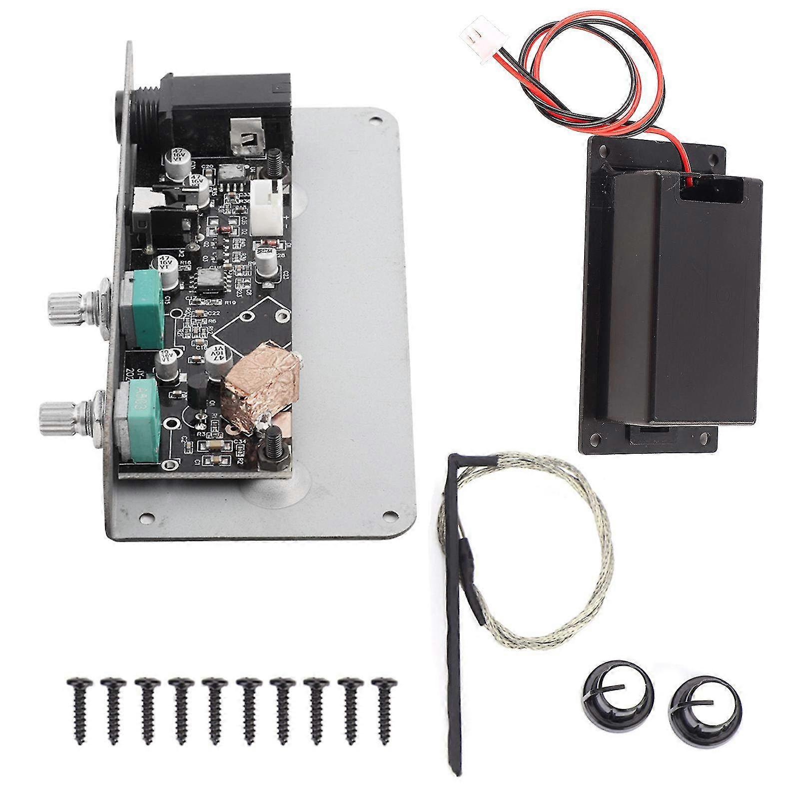 SG-20 Silent Guitar EQ Equalizer Pickup with Tone & Volume Control Knob - Essential DIY Parts for Luthiers and Musicians