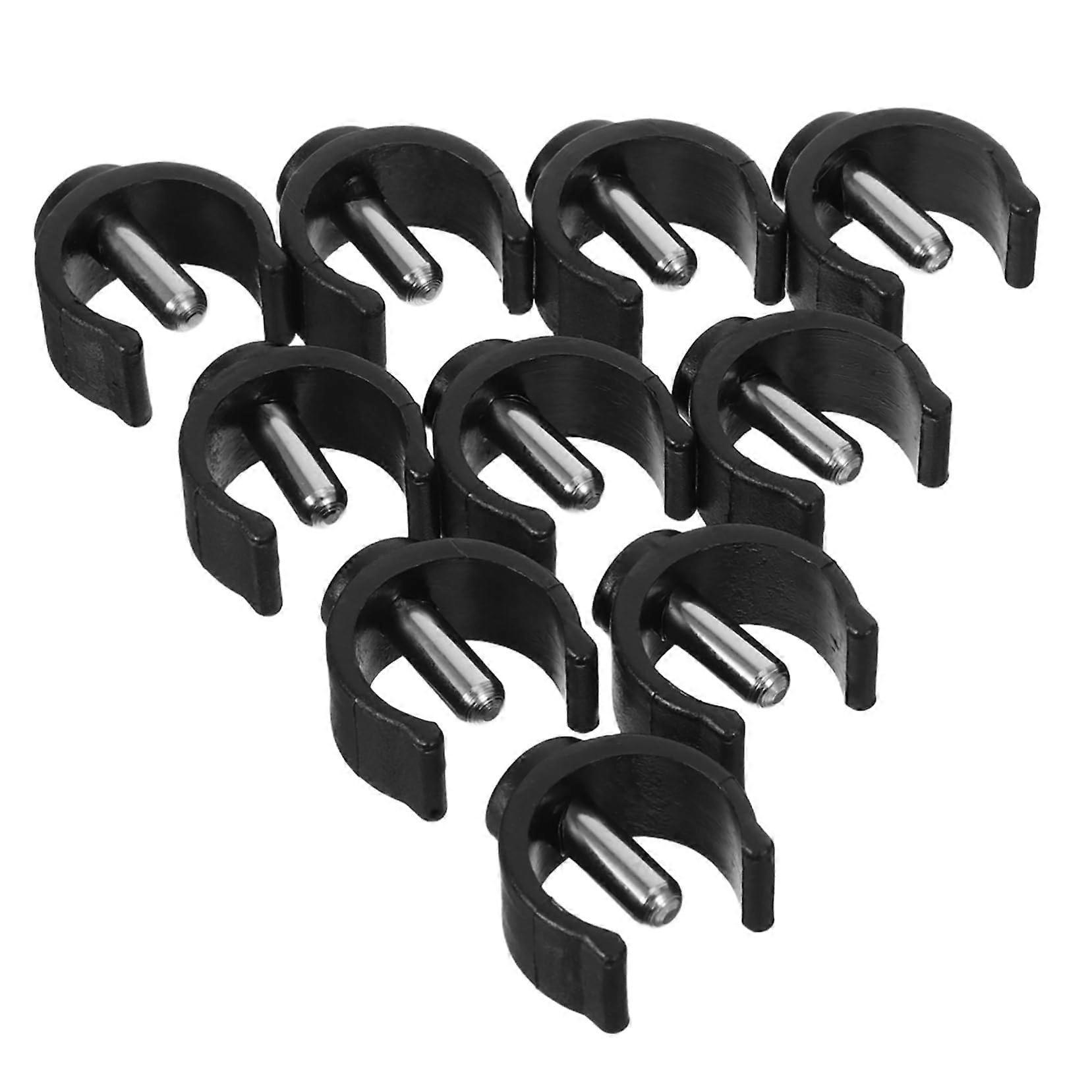 C Shaped Pin for Walking Sticks - Pack of 10, Non-Slip Fasteners, Easy Installation for Seniors and Mobility Aids Stability