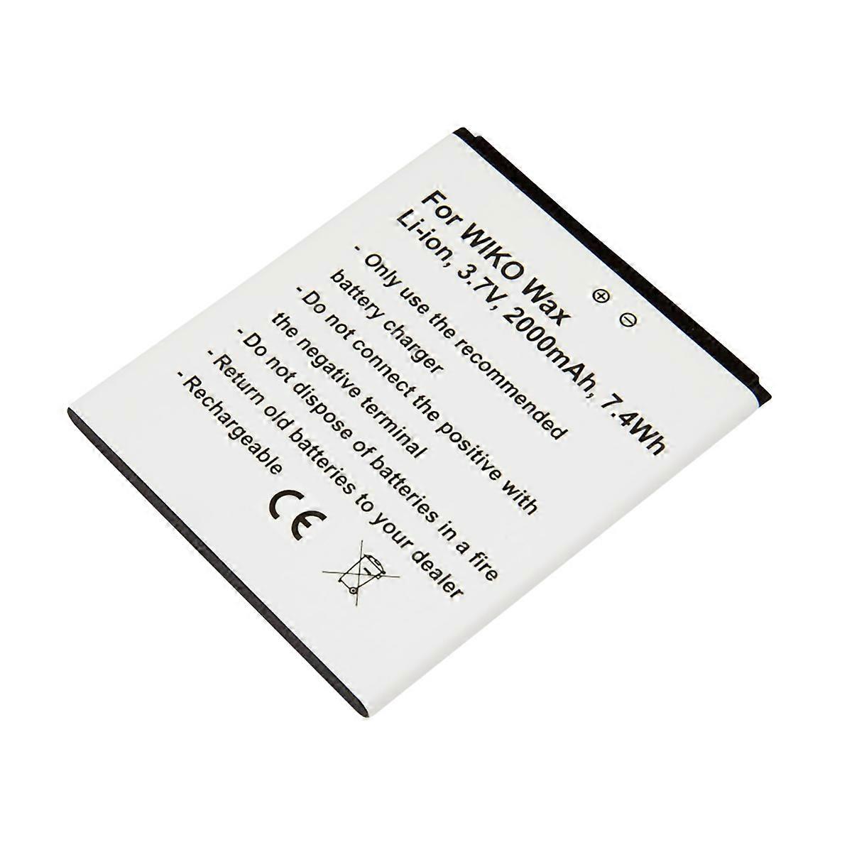 Μπαταρία Smartphone Wiko Wax Li-ion 3.7V 2000mAh 7.4Wh, Λευκό