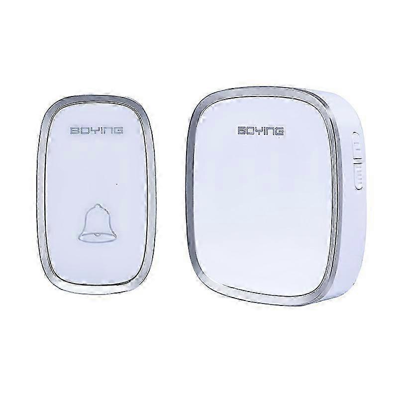 A101 Home Wireless Digital Music Doorbell, Rain-Proof White, Remote Control
