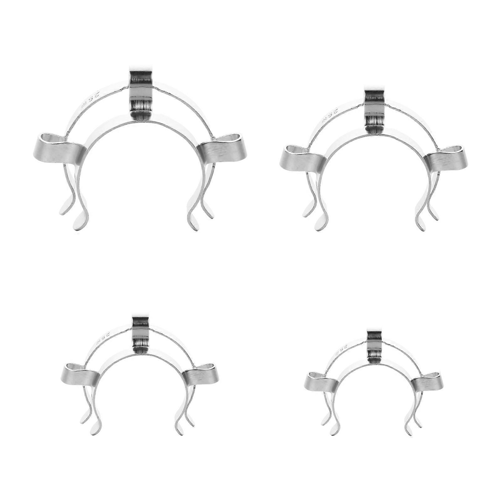 4pcs Keck Clamp for Glass Ground Equipment for Secure Glassware Assembly in Kits and Condensers
