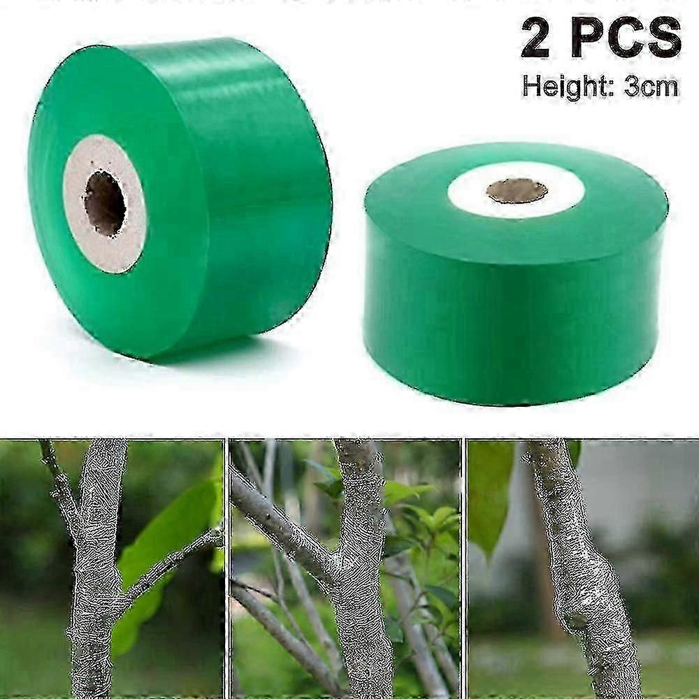 2-Pack Stretchable Self-Adhesive Grafting Tape for Plant Care and Gardening (2cm Width)