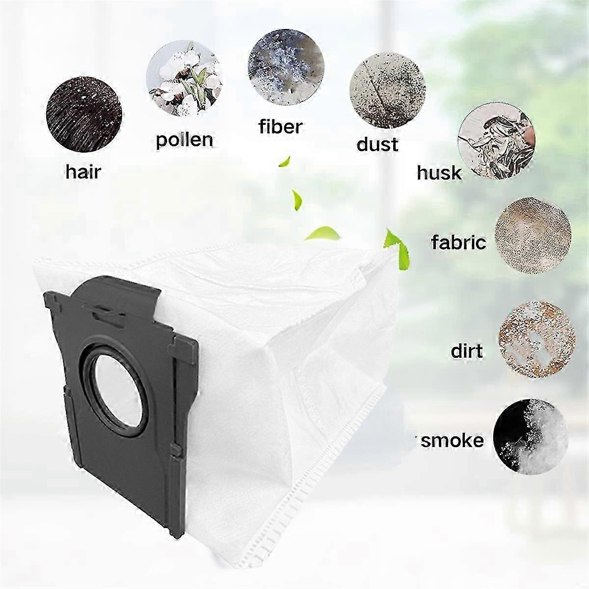 14 Sacchetti Ricambio Per Aspirapolvere MOVA P50 Pro Ultra, P10 Pro Ultra, S20 Ultra, P10 Ultra | Compatibili Con Stazione Autosvuotamento