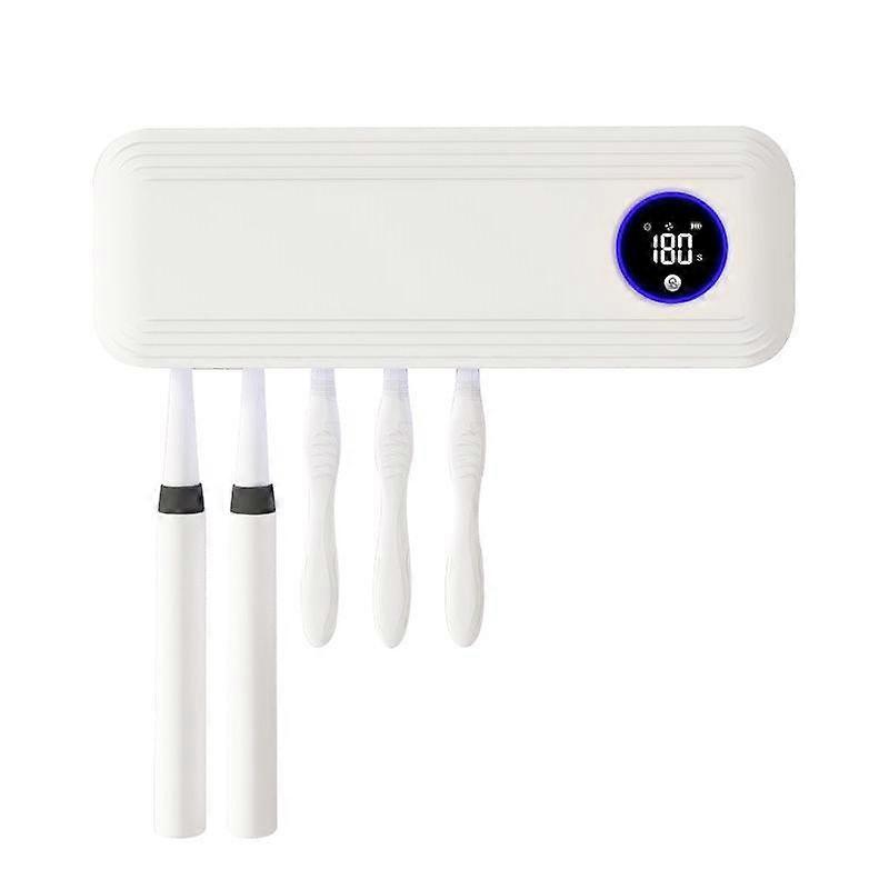 Automatic Flip-Top Drying Toothbrush UV Sterilizer
