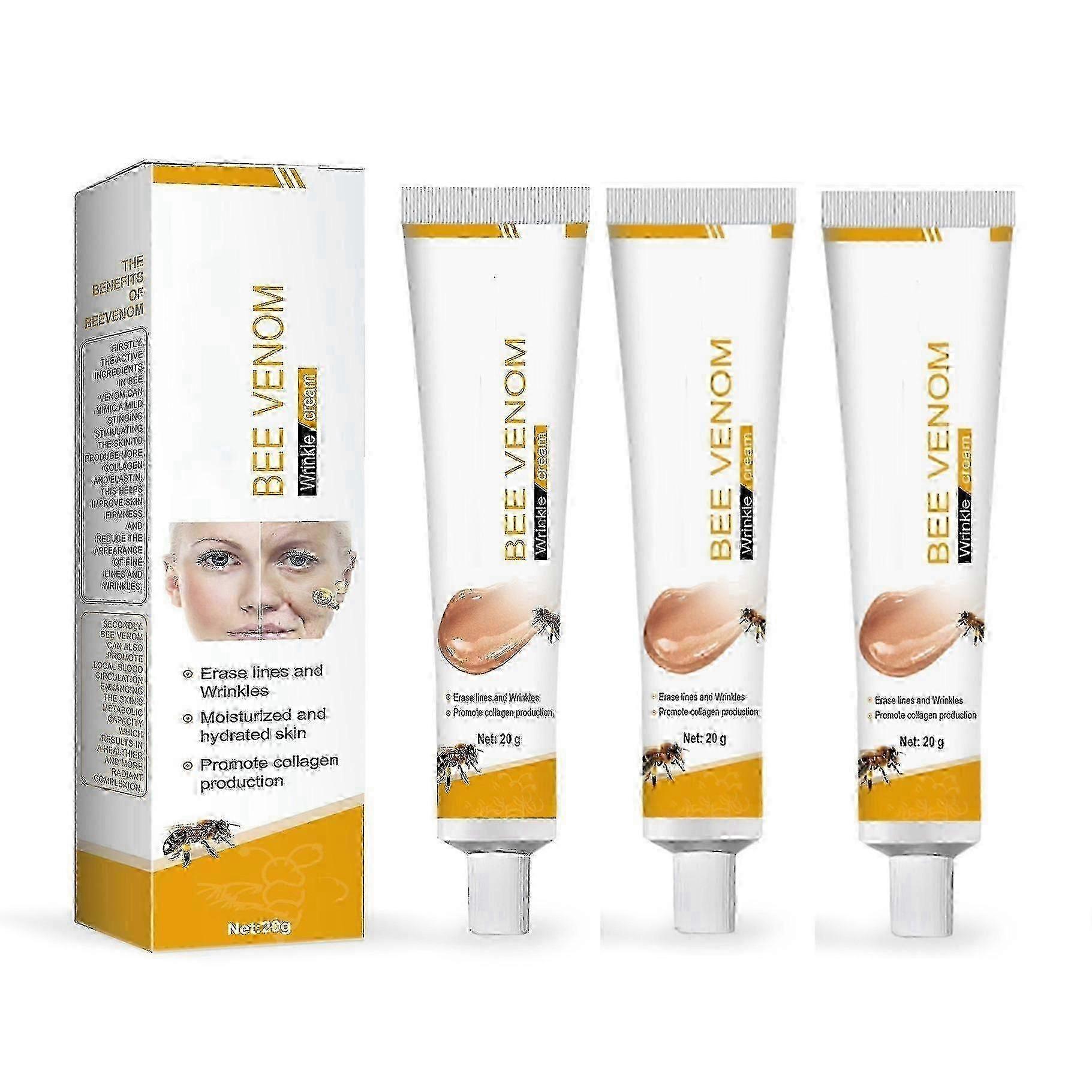 1-3x Bee Venom Wrinkle Removal Cream, Anti-wrinkle Moisturizer For Face And Neck, Bee Venom Anti-wrinkle Firming Cream