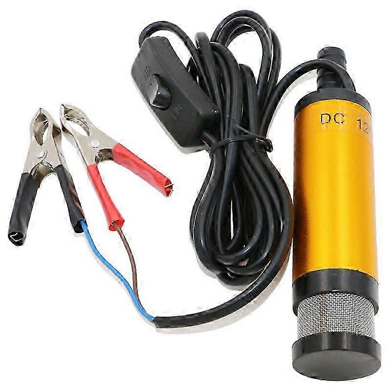 Pompe submersible 12 V pour le pompage d'eau diesel 38 mm pompe de transfert d'eau, d'huile et de carburant diesel