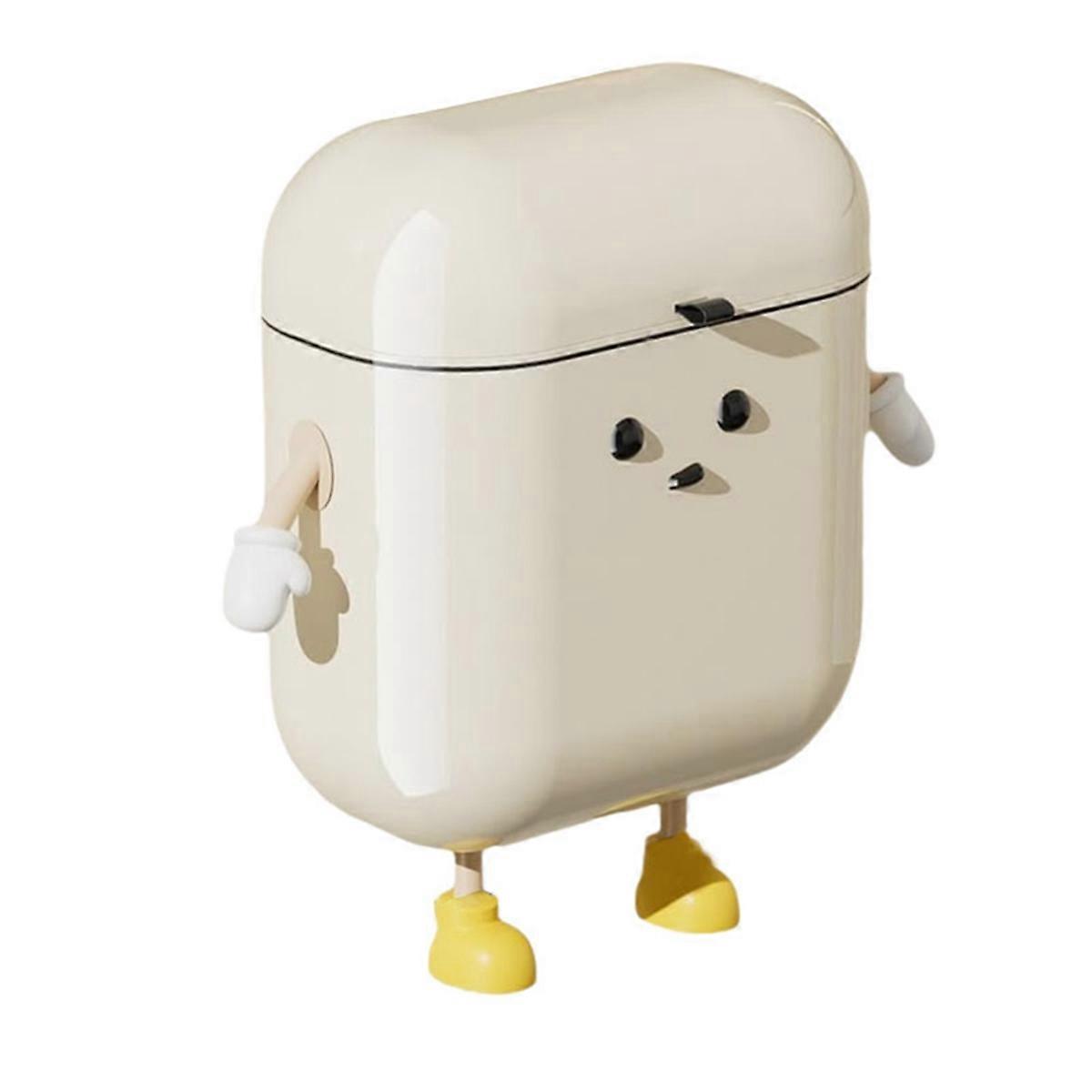 3.2gal/12L Compost Bin Kitchen for Counter Top or , Plastic Hanging Trash Can with Lid, Wall Mounted