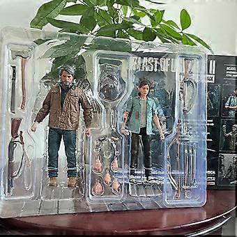 NECA Figure The Last Of Us Part 2 Joel Ellie With Bow Action Figure 18cm 2pcs Set Model Toy Joint Movab
