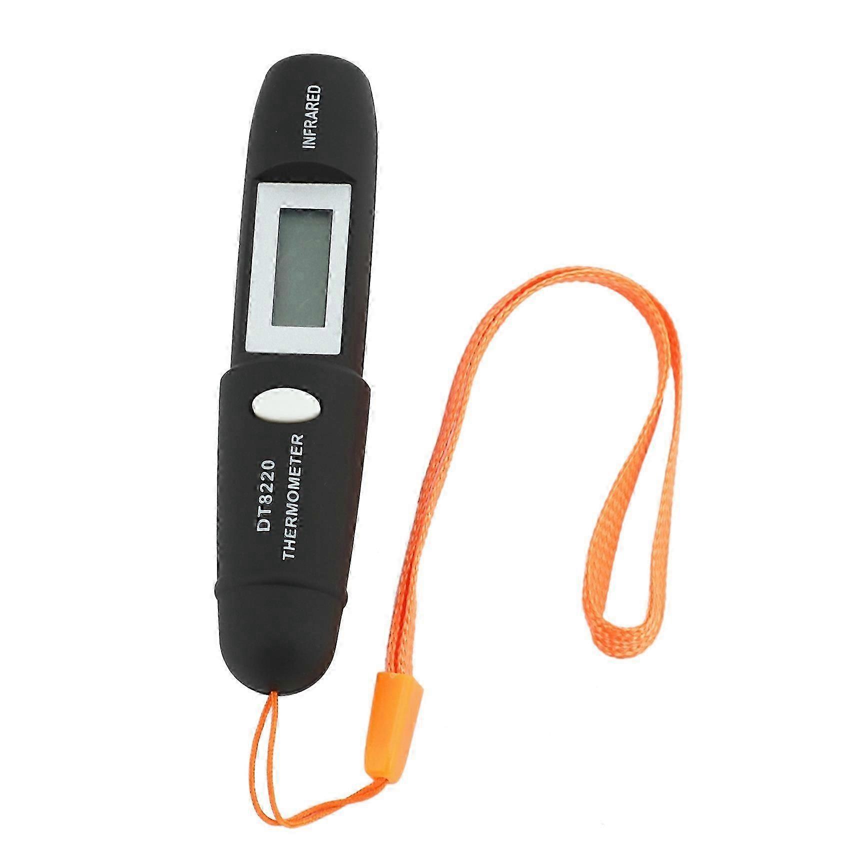 DT8220 Mini thermomètre infrarouge sans contact Stylo thermomètre à écran LCD
