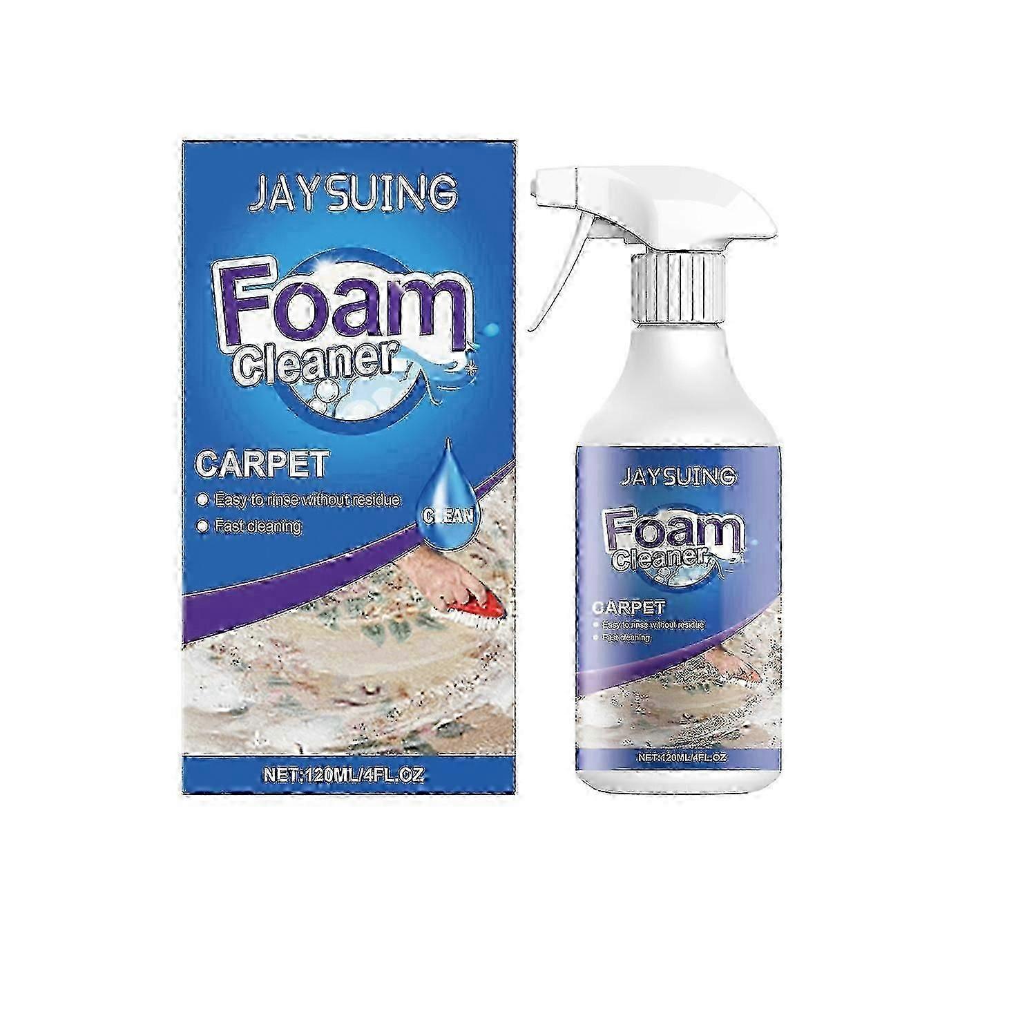 Jaysuing Carpet Foam Cleaner Cleaning Carpet Fabric Products Stubborn Stains Foam Cleaner