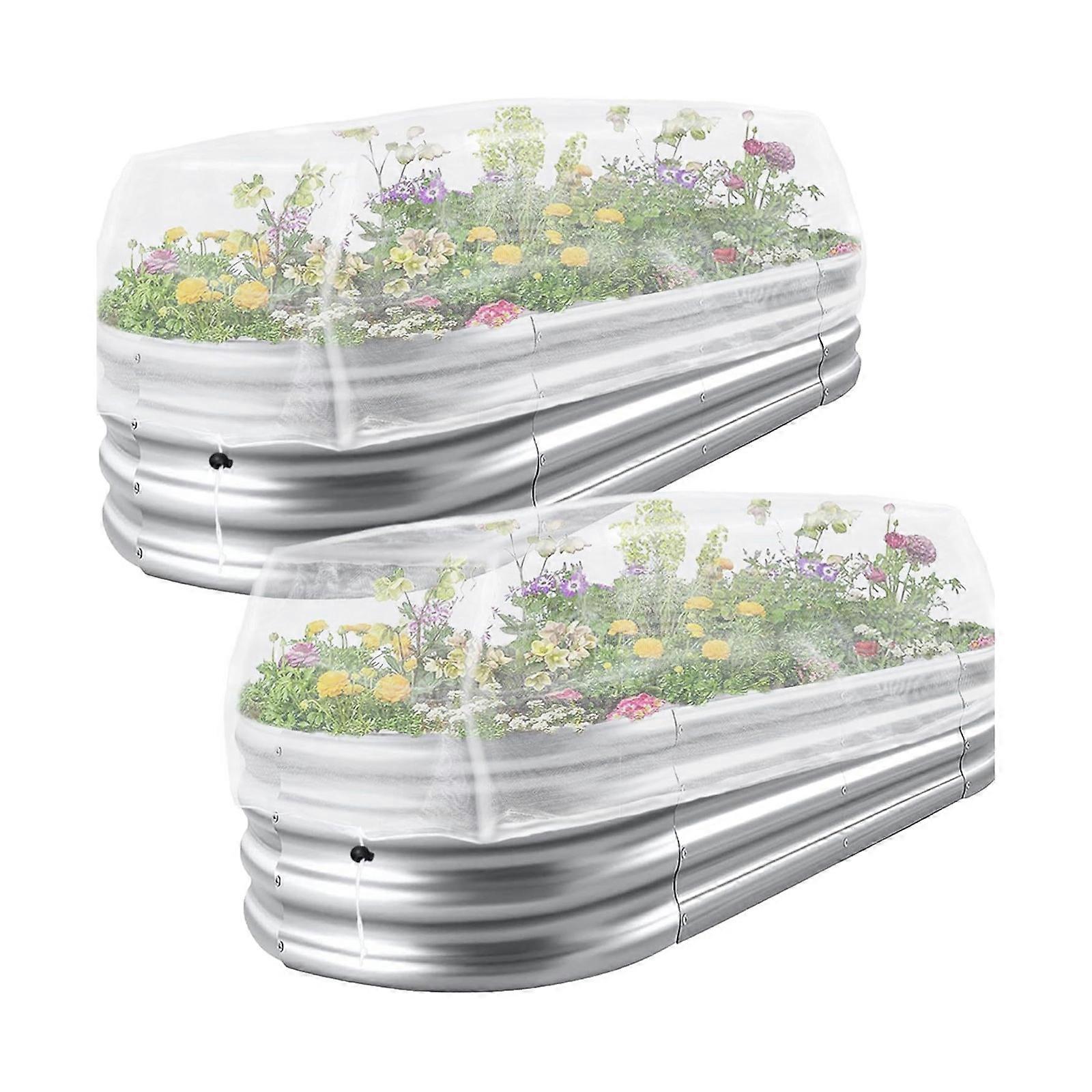 Garden Netting Barrier For Plant Protective Adjustable Drawstring Design Polyester Mesh Cover Bird Control Outdoor Use Multicolor