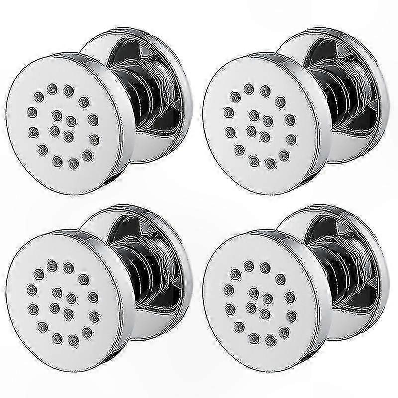 Spa Shower System with Rainfall Head and Body Jets - 4 Piece Set