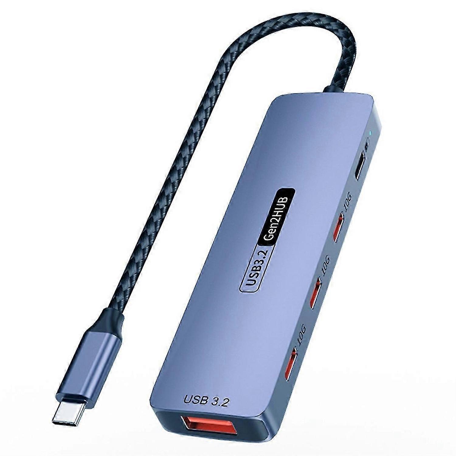 USB C Hub USB Type-C 3.2 HUB 10Gbps High Speed PD100W charging
