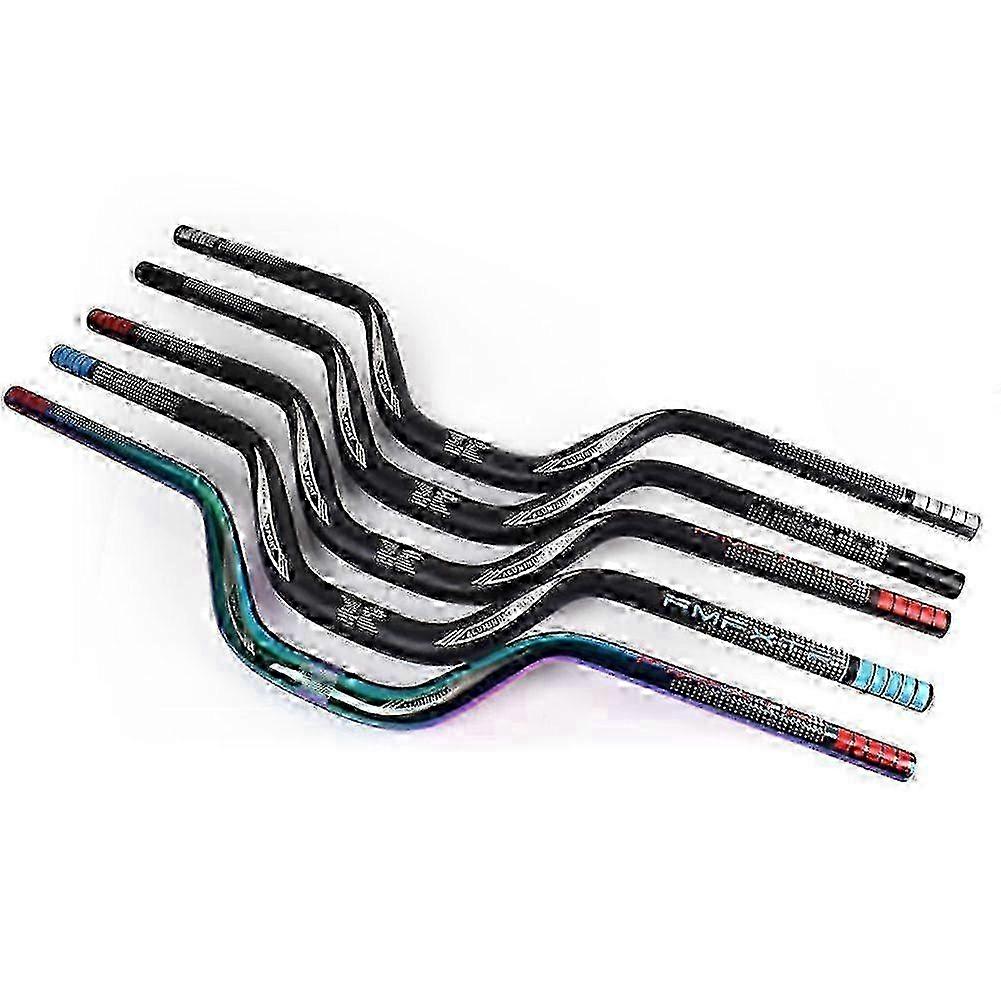 MTB Heightened risers Handlebar Crossbar With Large Angle Swallow Shaped Handlebar 720/780mm Biker Cycling Part