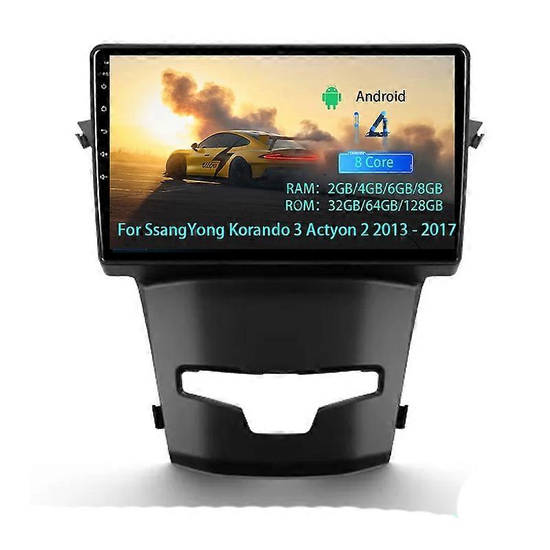 Android For SsangYong Korando 3 Actyon 2 2013-2017 Car Radio Stereo Carplay Multimedia Player GPS