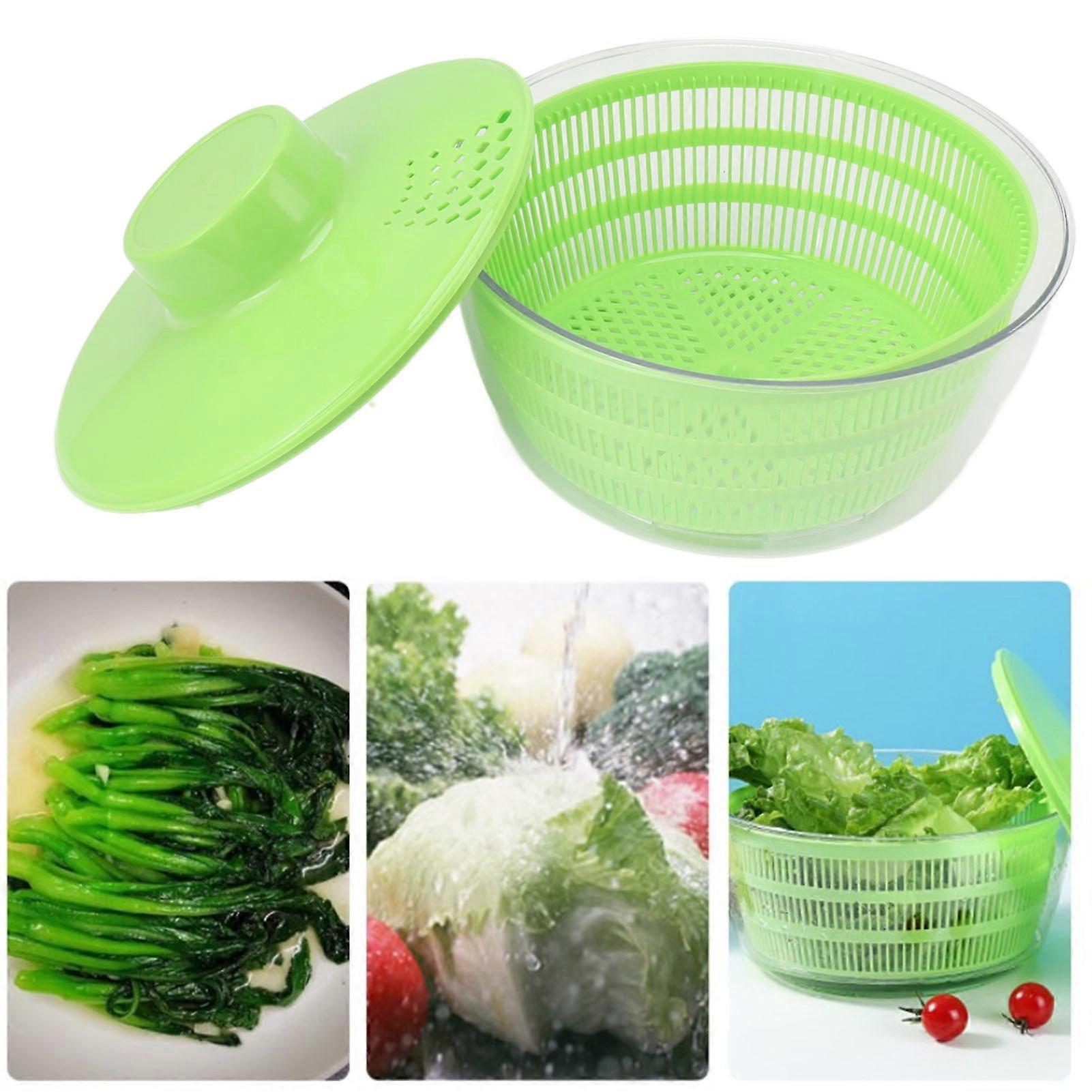 Electric Drainer Double Layer 5L Food Spinner 22x17cm Kitchenware