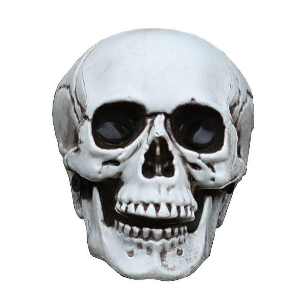 1Pc Halloween Skull Prop Plastic Simulation Skeleton Decor Party Tricky Toy