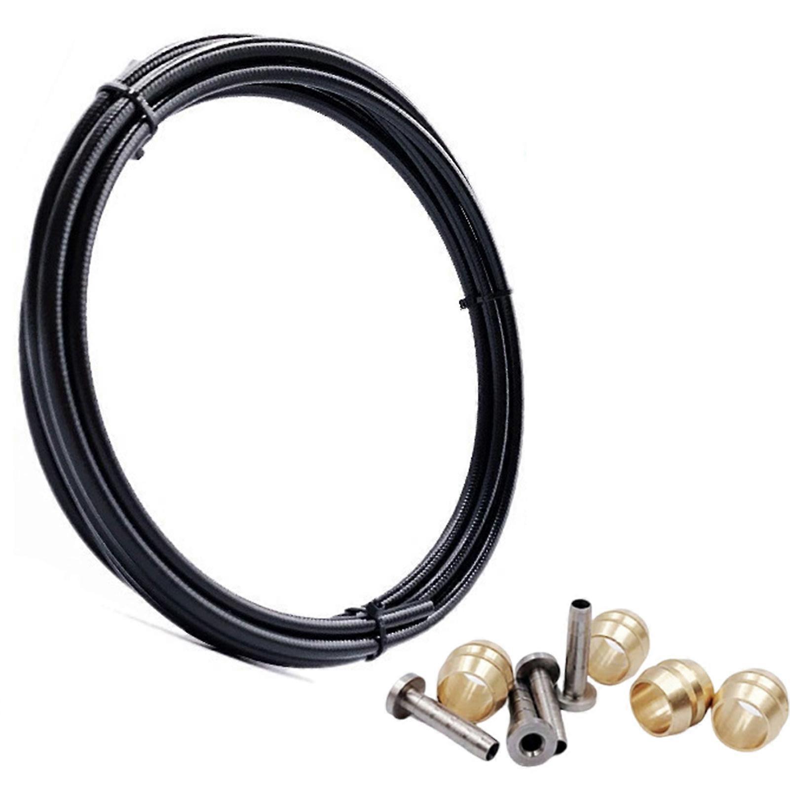Universal 5mm Bike Hydraulic Brake Tubing Upgrade Kit Seamless Direct Connection for Construction Machinery