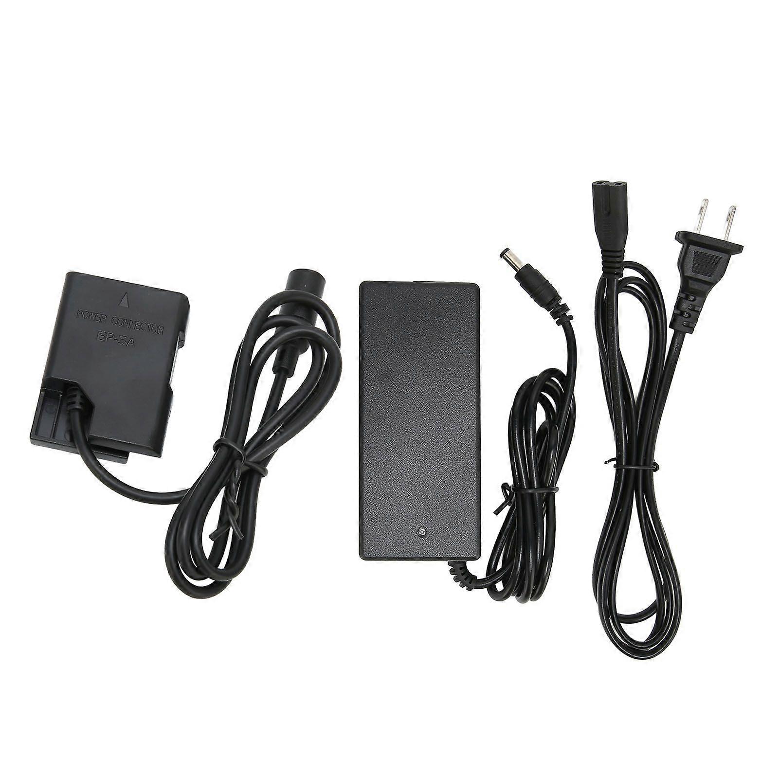 EL14 DC Coupler Reliable Time Saving Multiple Protection Full Decoding Dummy Battery for Nikon D5100 D5200 100240VUS Plug