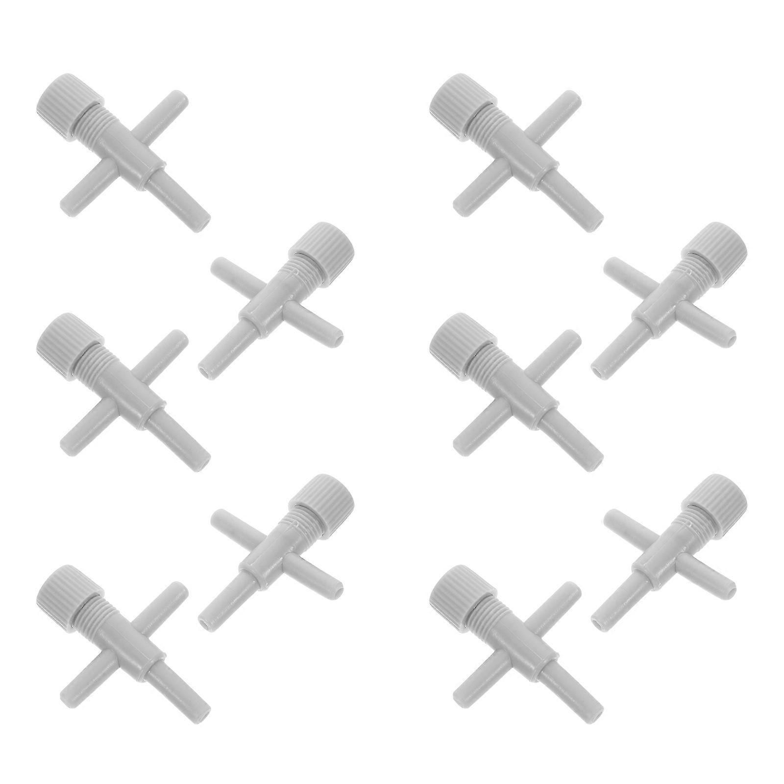 Aquarium Regulator Valve Plastic Control Valve for Fish Tank 30Pcs
