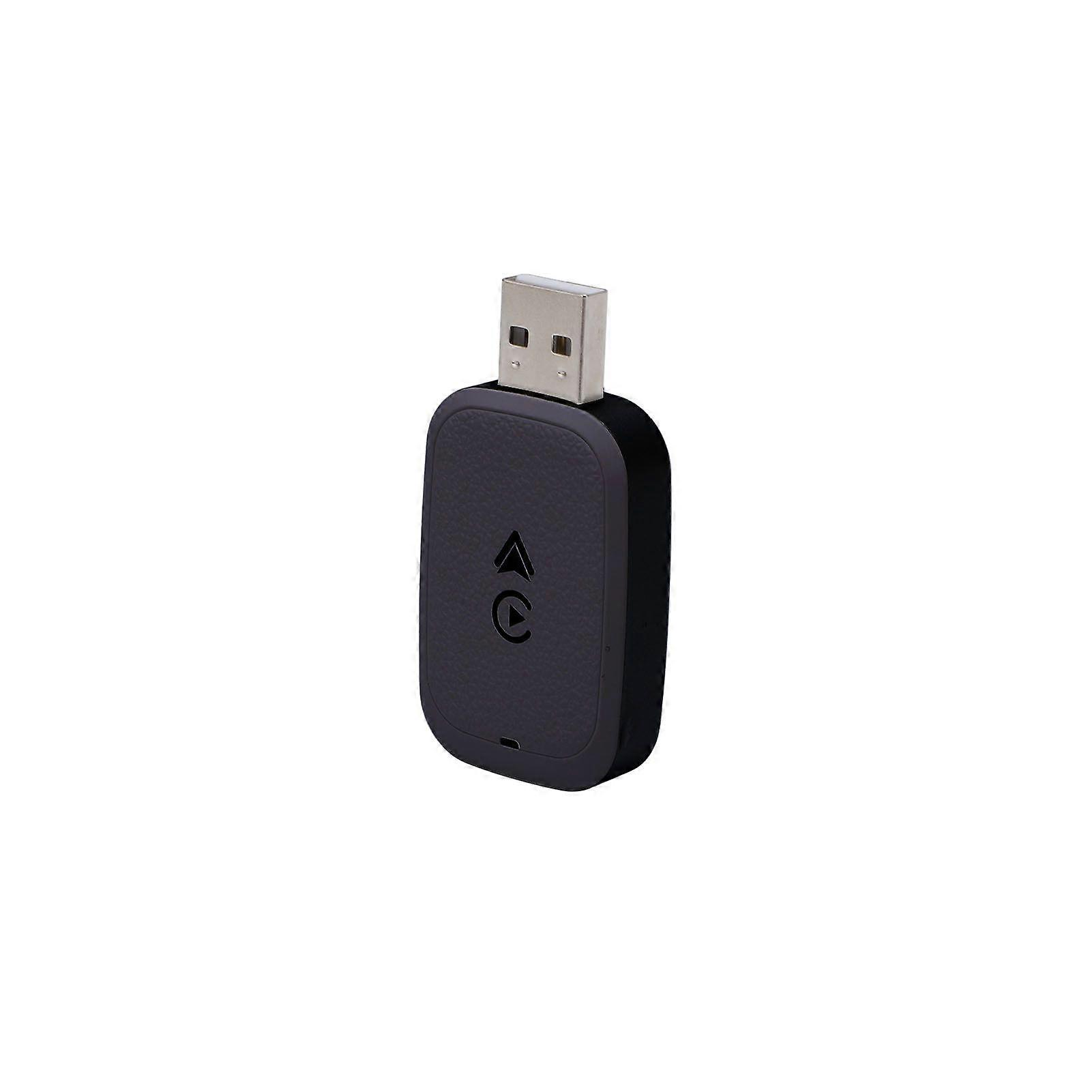 for Carplay Wired to Wireless Adapter U Disk Style 5.0GHz Wifi Plug and Play Fast Response Stable Connection Car Wireless Dongle Black