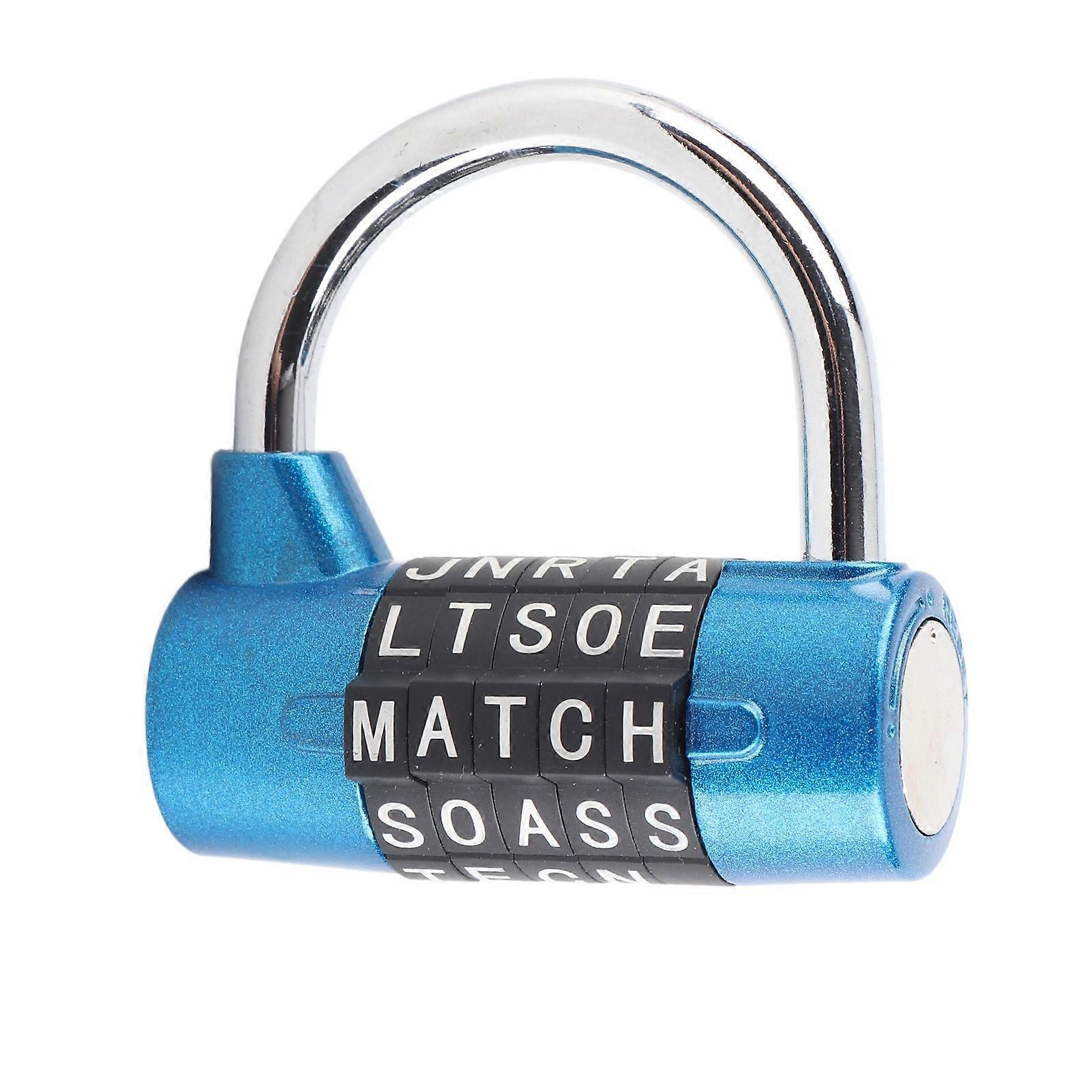 5 Dial Digit Code Combination Padlock Travel Suitcase Gym Locker Security Password Lock