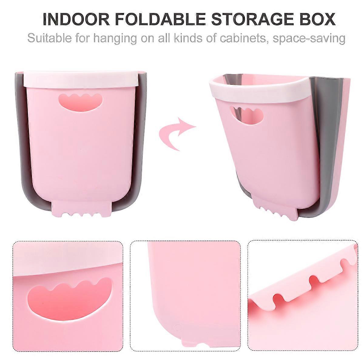 Foldable Garbage Basket for Storage 1Pcs Large Capacity Kitchen Can
