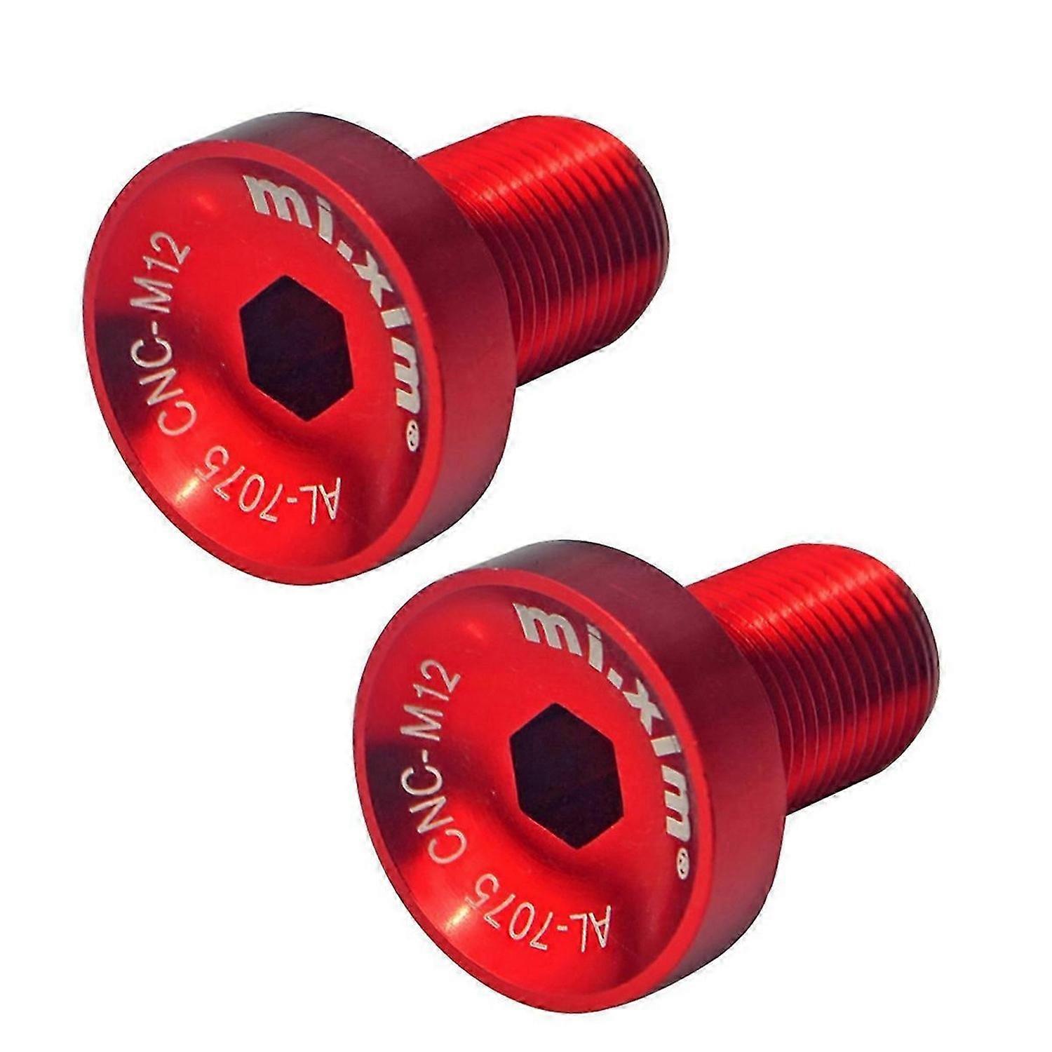 Xim 2Pcs Bicycle Bottom Bracket M12 Crankset Screw
