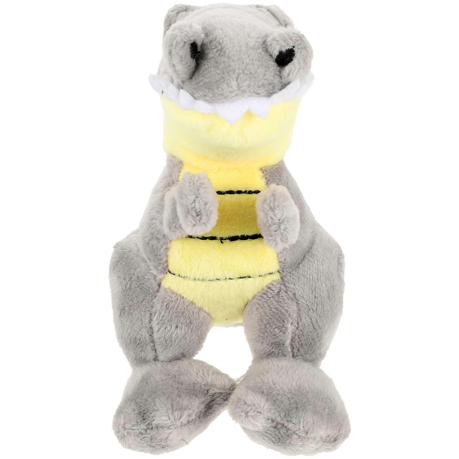 Grey Plush Keychain for Decoration 8Pcs Stuffed Animal Backpack Accessory