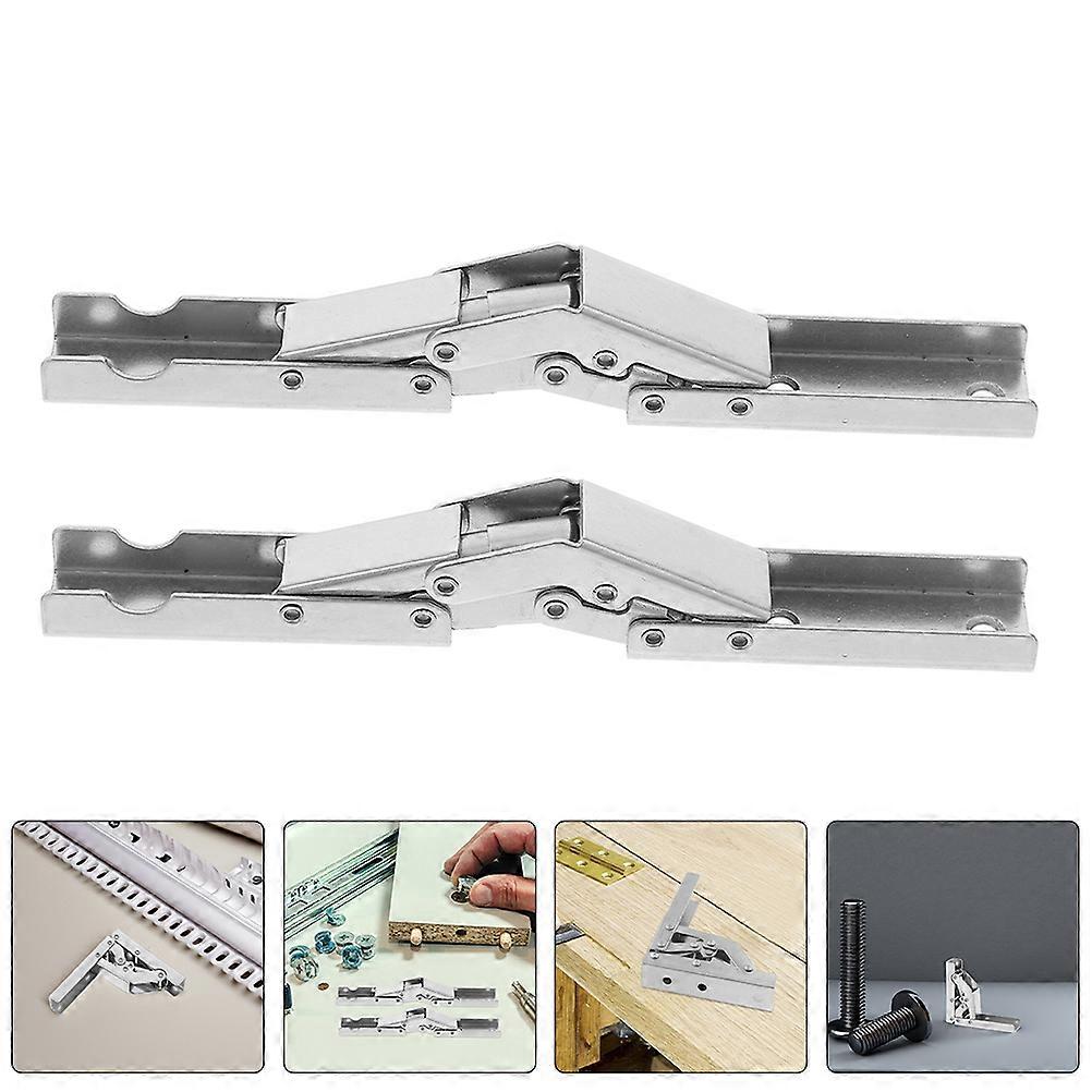 Folding Hinge Cabinet Door Hinges for Angled Cabinets 4Pcs Silver Concealed