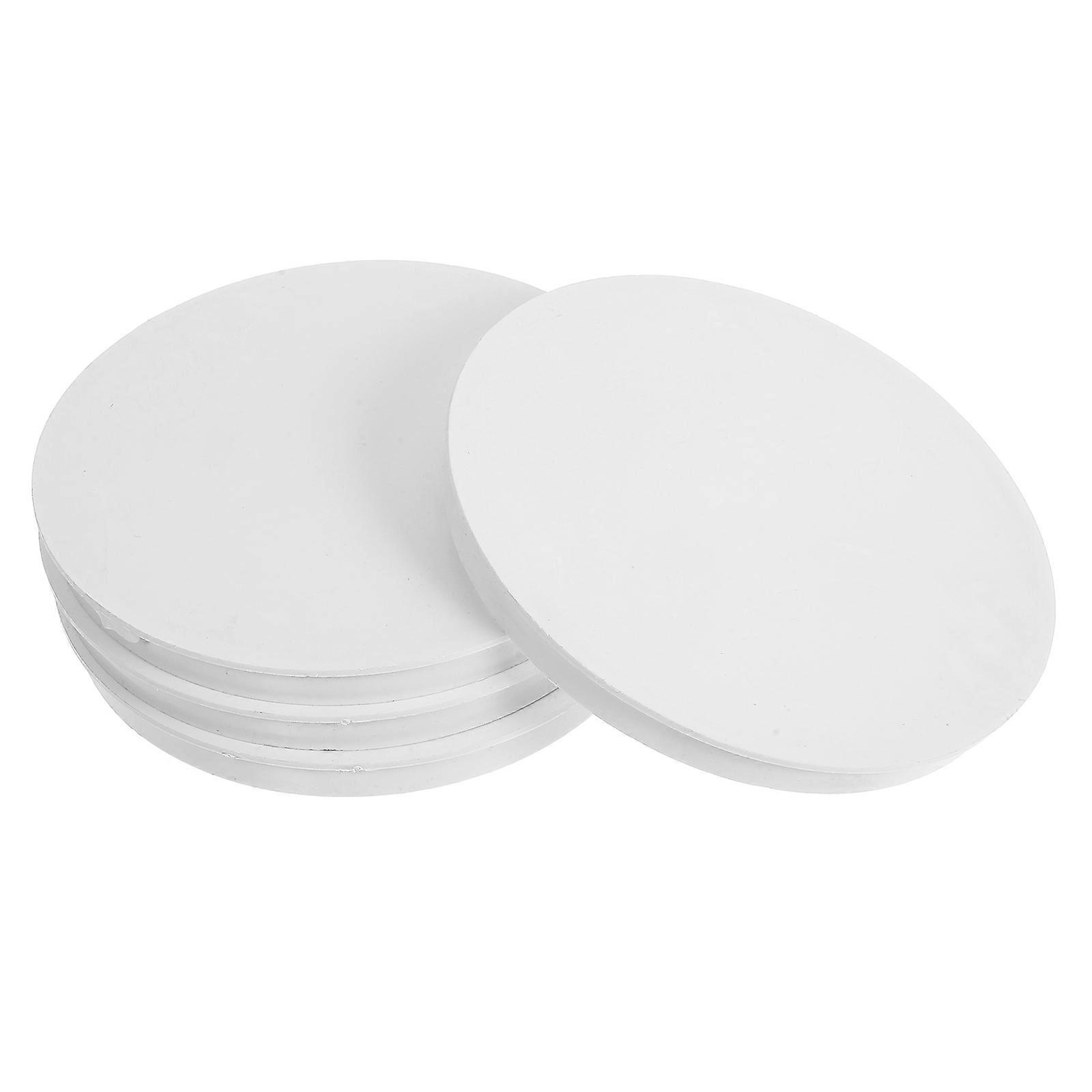 Water Pipe Cover PVC Pipe End Cap for Drainage System 8Pcs Pack