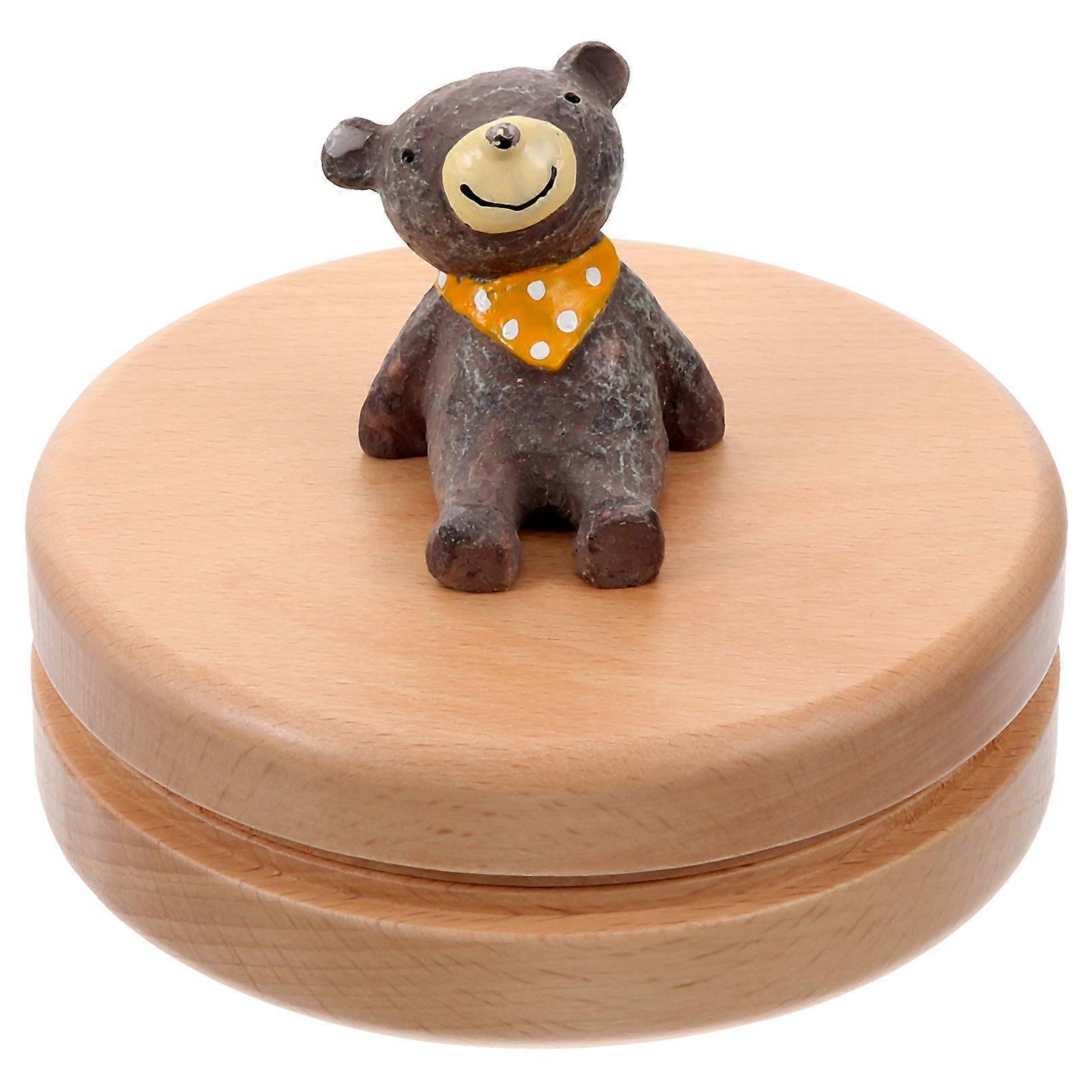 Keepsake Box Kid Wooden Baby Storage Container for Birthday Gift Chocolate 1Set