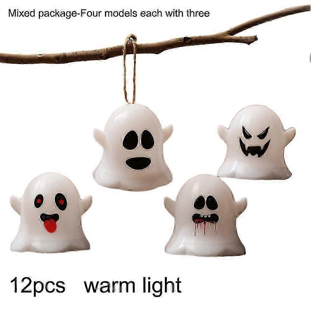 Changing Light Up Ghost Lamp Table Decoration Halloween Party Ornament