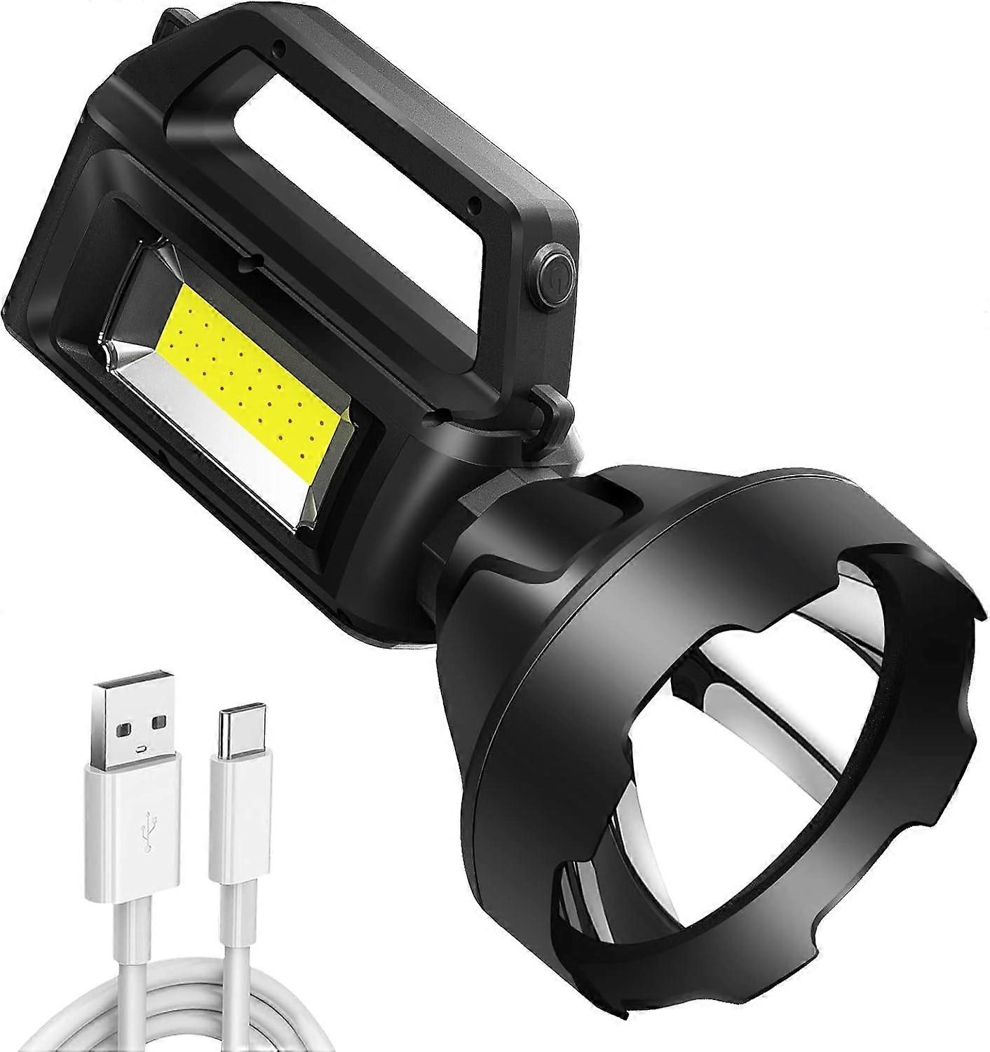 Led Camping Light, Rechargeable Torch, 6 Light Modes 1200Lm, Power Bank Function, Waterproof