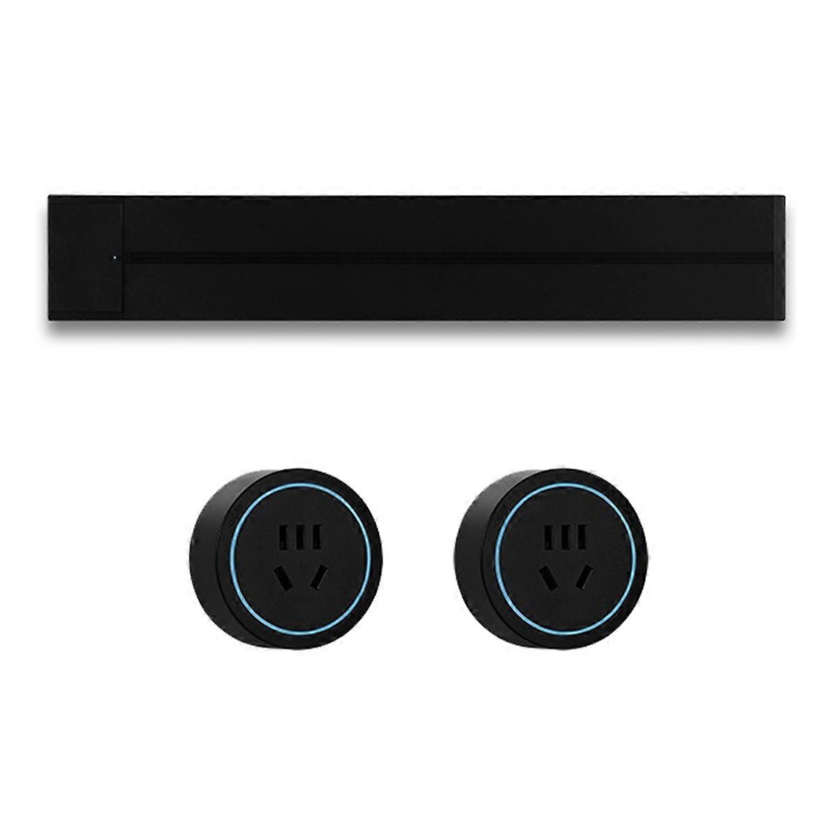 Socket Power Rail Socket Concealed Concealed Wall Kitchen Socket with EU, UK, and Korean Universal Plug Adapter