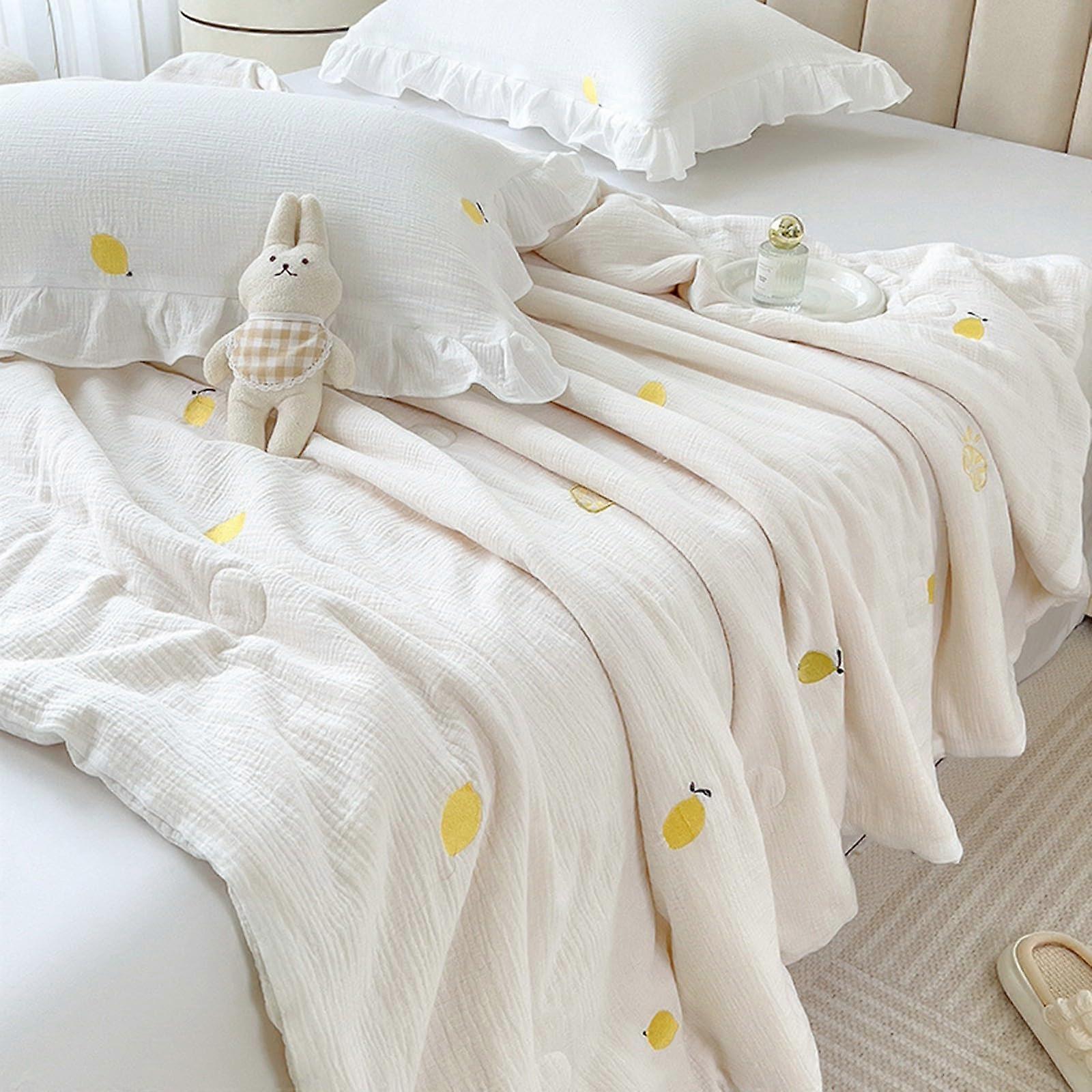 Blanket for AllSeason Lightweight Queen/Full Size Summer Cooling Comforter Cold Touch Quilt D4KG 220x240cm