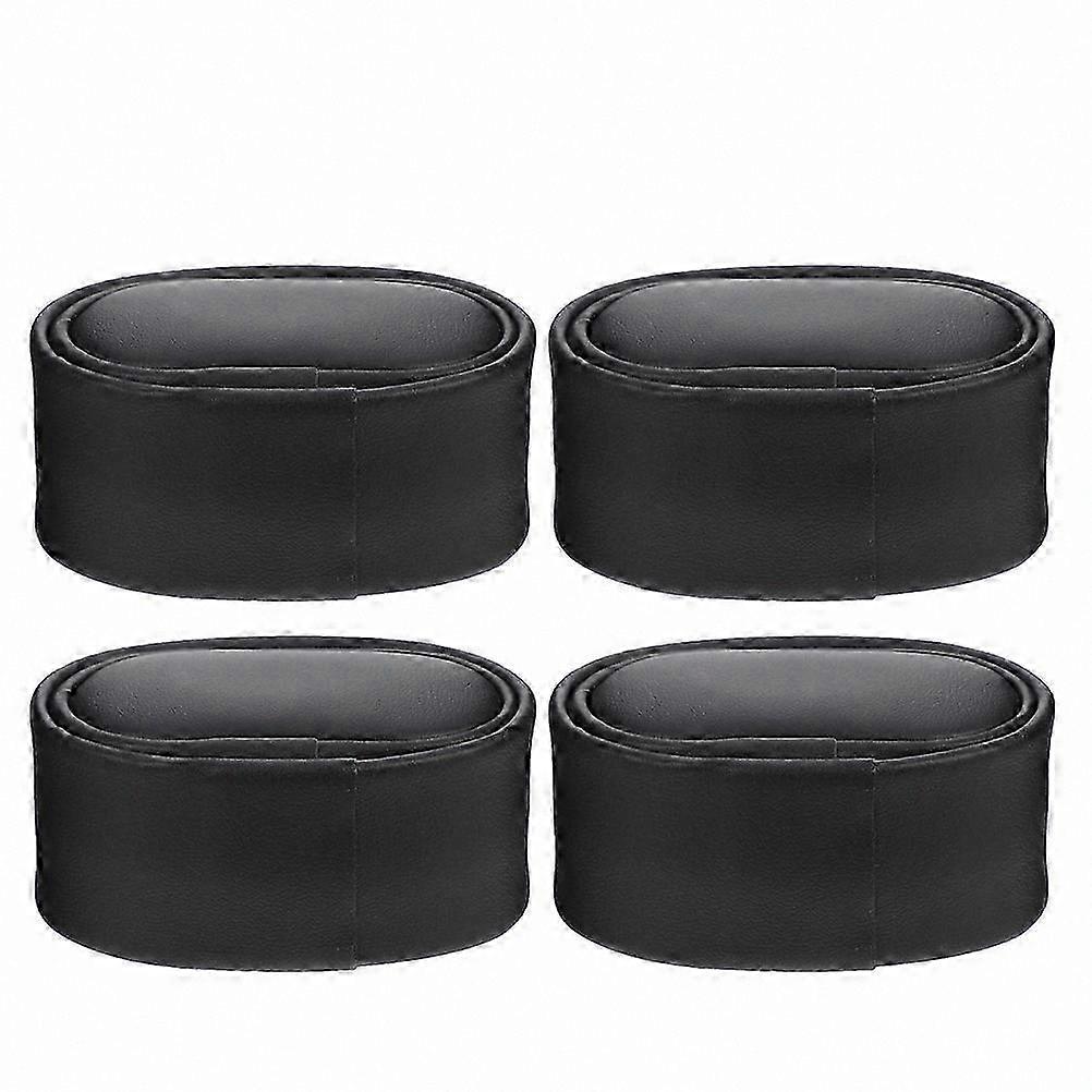 4-Pack Leather Watch Cushions for Winders, Compatible with Most Watch Winders