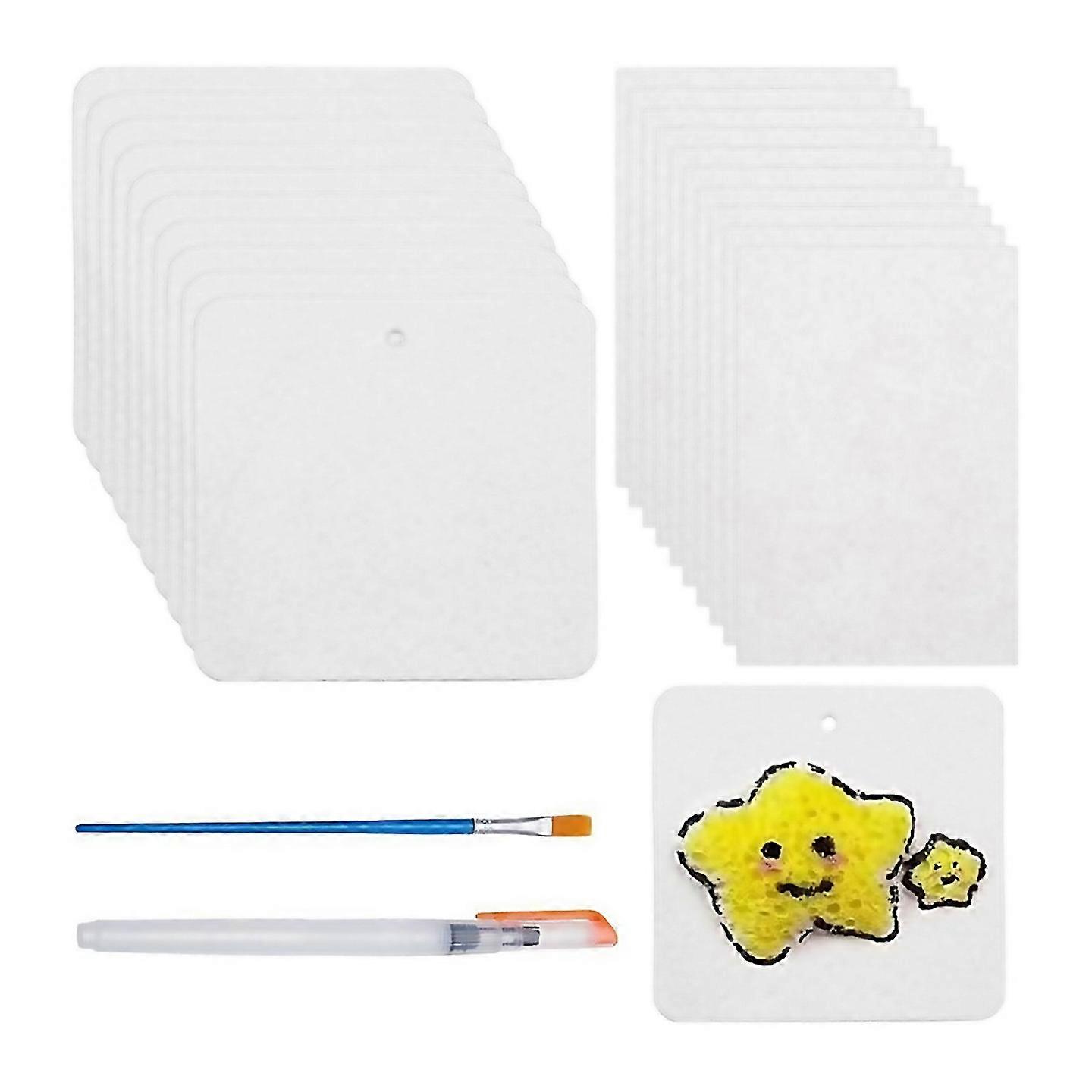 For 20 Pcs Magic Foam Texture Paper 3d Drawing Magic Canvas Sponge