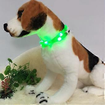 LED-hundhalsband USB-uppladdningsbart lysande halsband för nattsäkerhetsljus för liten medelstor stor hund