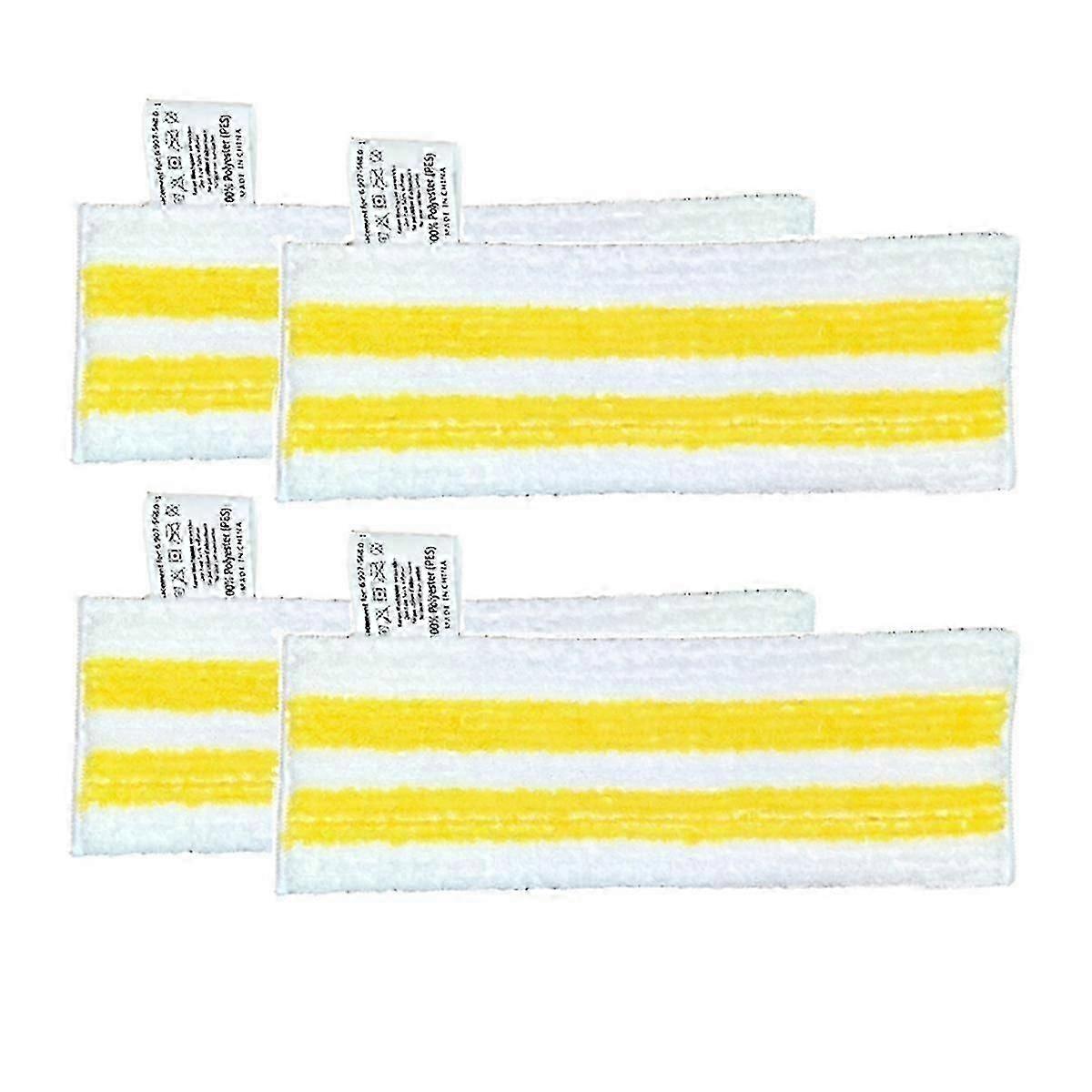 4 Pack Microfibre Floor Cloth Setcompatible Karcher Easyfix Sc2 Sc3 Sc4 Sc5