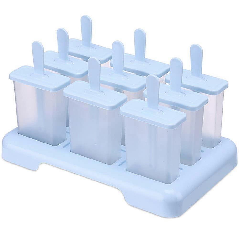 Popsicle Mold Plastic Sticks Included Diy Ice Lolly Mold Ice Cube Tray Blue