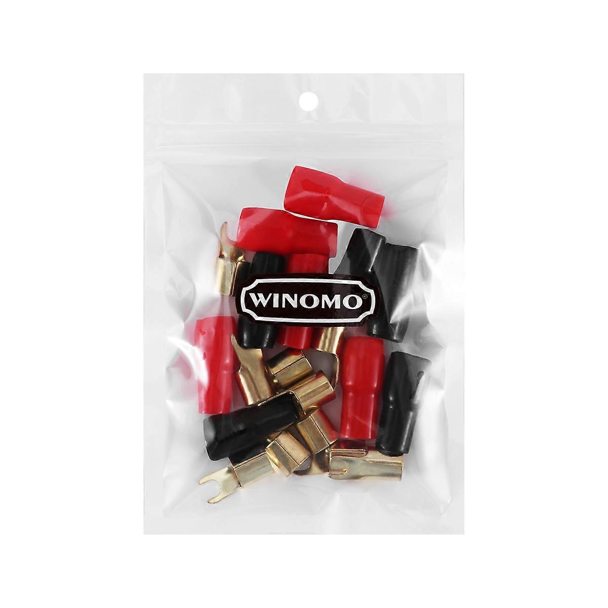 Crimp Terminals 4 Gauge Speaker Wire Connectors for Connecting 10Pcs Plated
