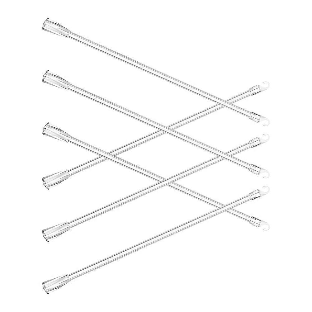 Vertical Blind Wand Replacement with Hook for 24Pcs Clear Plastic Blinds