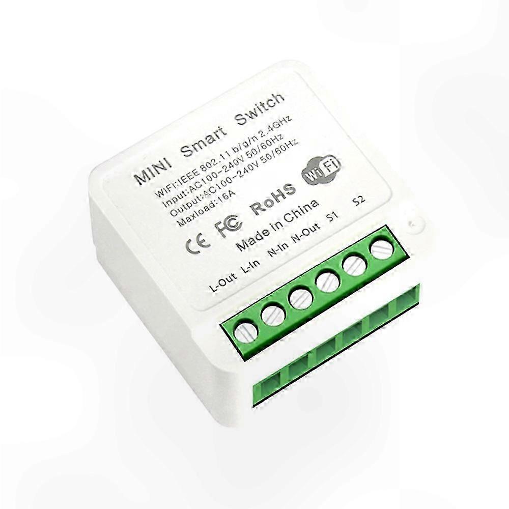 WiFi Smart Switch Works with Alexa Google Assistant Voice Control Home Automation Device-Compatible Smart Home Ecosystem Solution