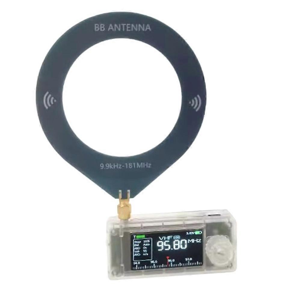 Mini Pocket Radio SI4732 LSB USB AM FM/AM Radio with Antenna All Band Receiver Radio1.9inch IPS Scre